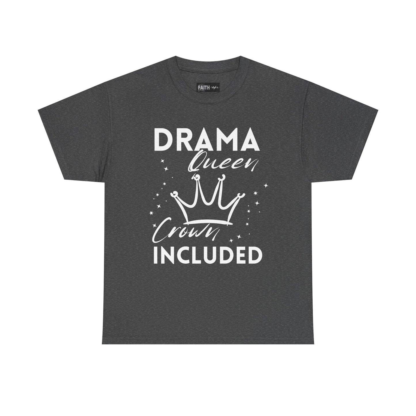 Drama Queen Cotton Tee - Empowering T-Shirt, Gift for Her, Casual Wear, Birthday Celebration, Statement Top