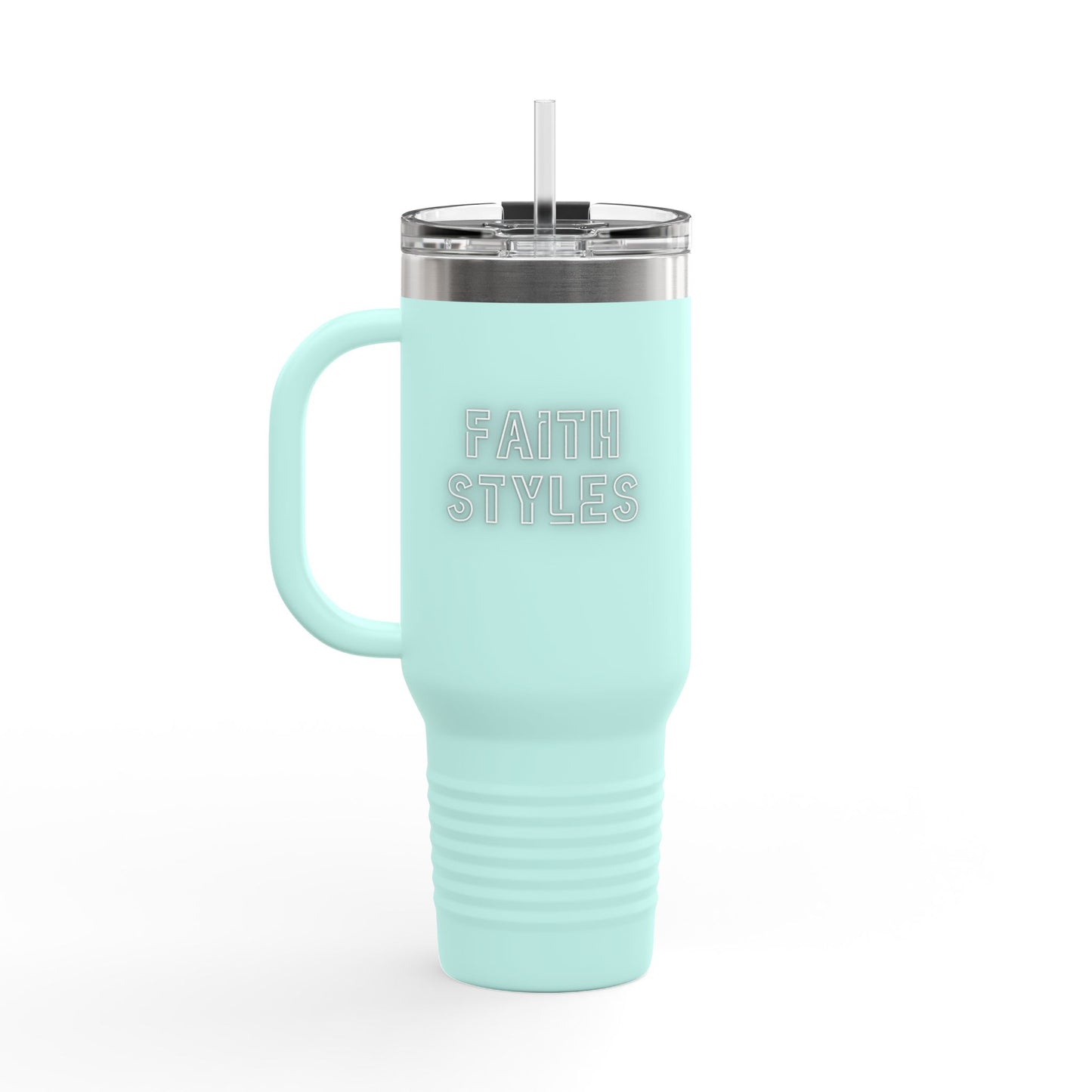 "WHEN THEY GO LOW..." Insulated Travel Mug, 40oz