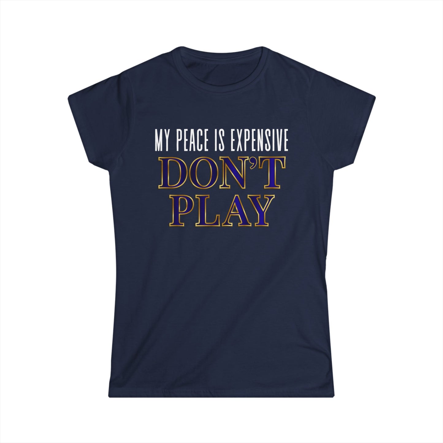 Women's Motivational T-Shirt, Fun Tee for Self-Care, Gift for Meditation Lovers, Casual Wear, Peaceful Vibes, Inspirational Apparel