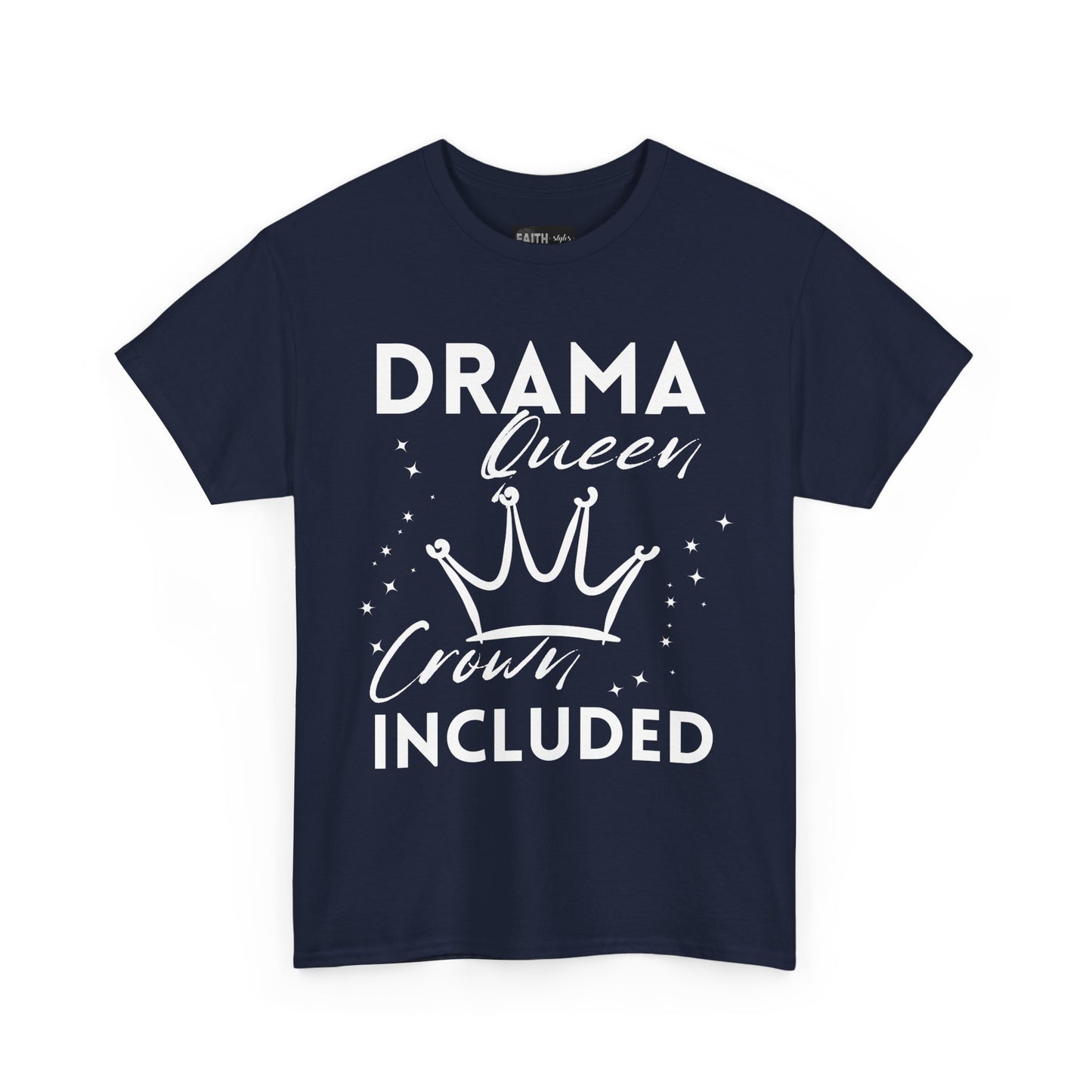 Drama Queen Cotton Tee - Empowering T-Shirt, Gift for Her, Casual Wear, Birthday Celebration, Statement Top