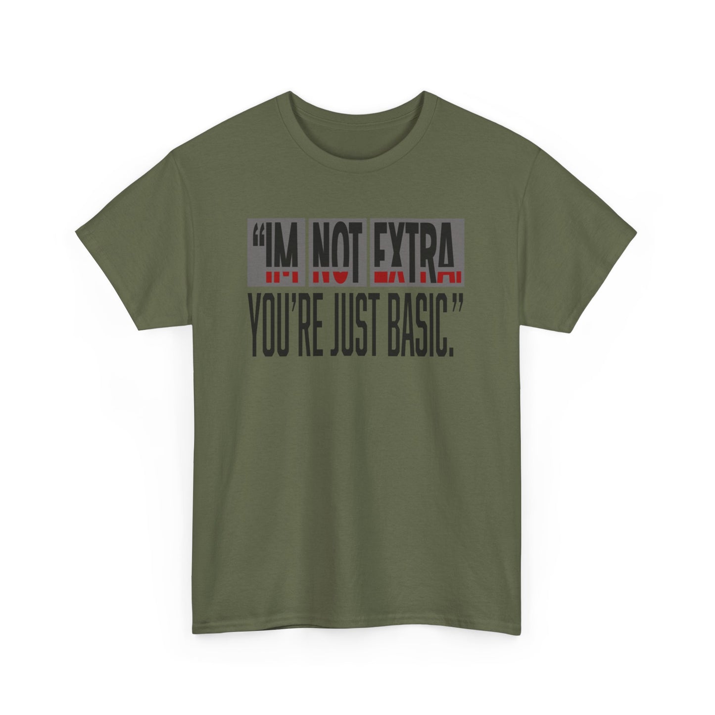 Funny Quote Male Heavy Cotton Tee, Casual T-Shirt for Everyday Wear, Gift for Friends, Birthday Gift, Trendy Statement Shirt