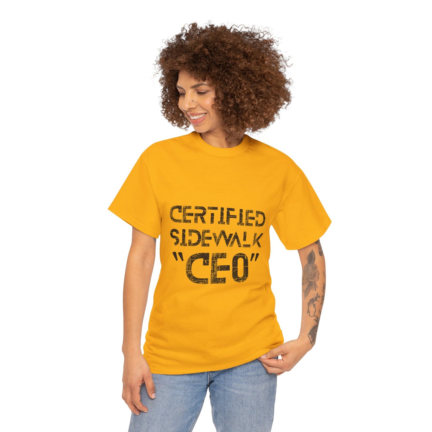 Certified Sidewalk CEO Tee - Fun Unisex T-Shirt, Birthday Gift, Casual Wear, Urban Style, Streetwear Fashion