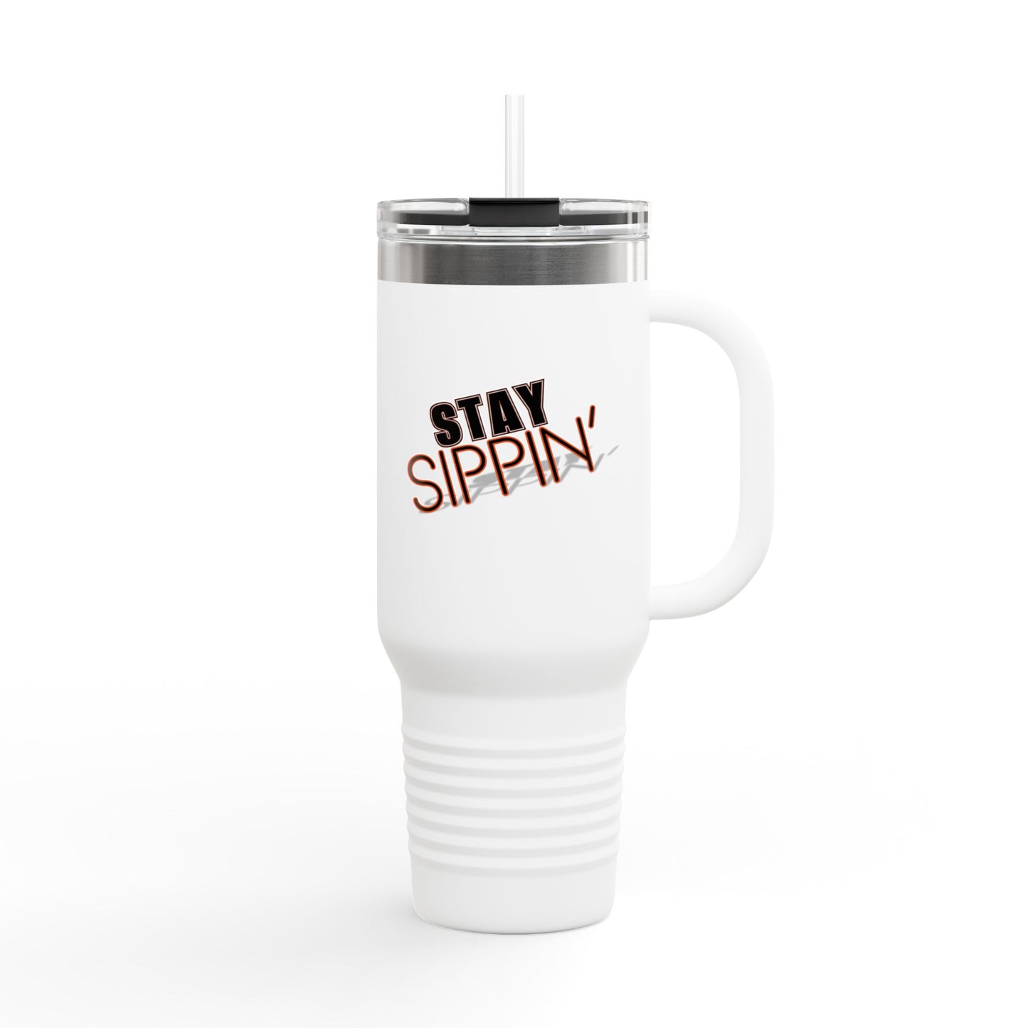 Insulated Travel Mug for On-the-Go, Stay Sippin' Coffee Cup, 40oz Beverage Tumbler, Perfect for Road Trips, Gifts for Her, Summer Travel