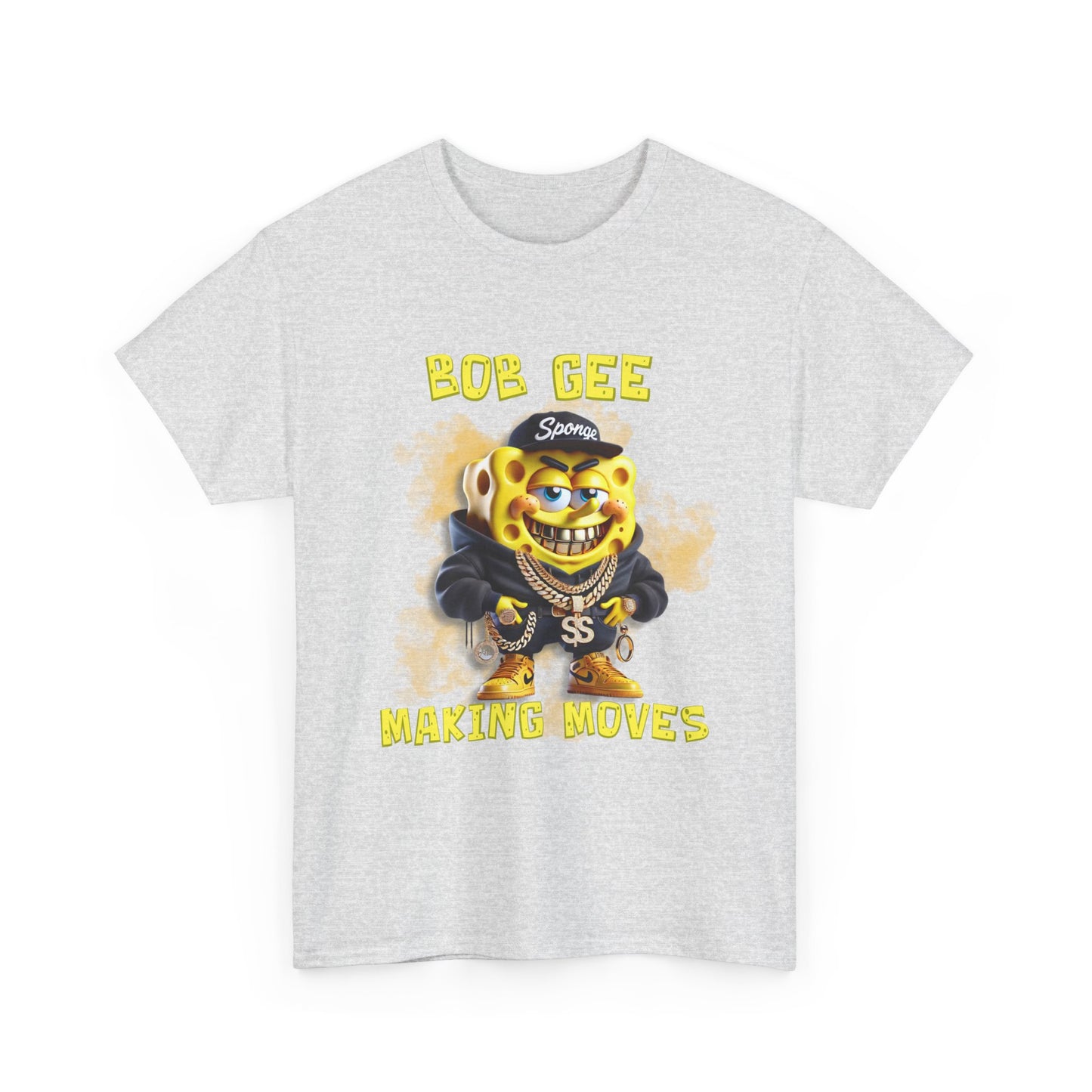 Bob Gee Making Moves Unisex Heavy Cotton Tee - Fun Graphic Tee for Streetwear Enthusiasts