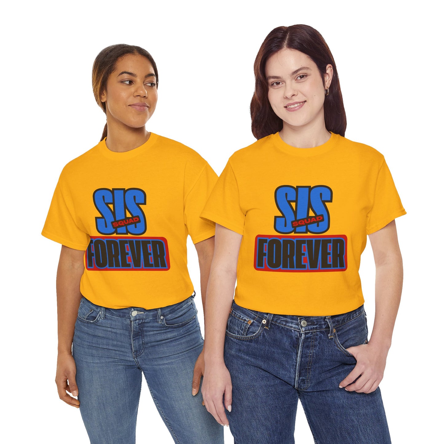 Unisex Heavy Cotton Tee - 'SUS Squad Forever' Graphic Tee, Casual Wear, Gift for Friends, Funny T-Shirt for Events, Streetwear Fashion