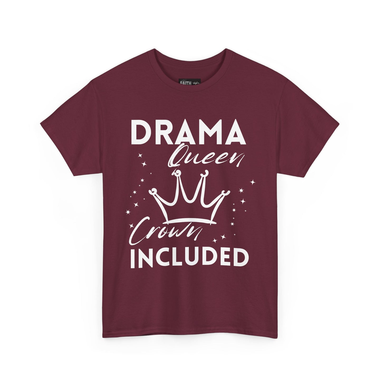 Drama Queen Cotton Tee - Empowering T-Shirt, Gift for Her, Casual Wear, Birthday Celebration, Statement Top