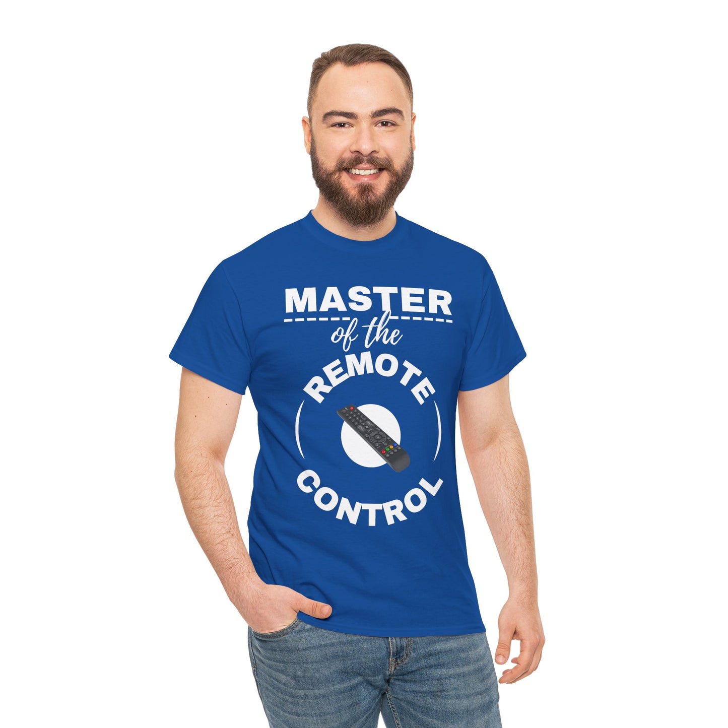 Funny Remote Control Tee - Master of the Remote Control, Gift for TV Lovers, Unisex Shirt for Movie Nights, Perfect for Father's Day