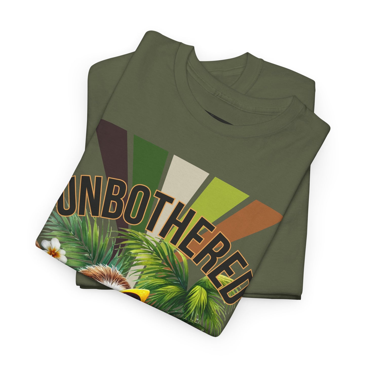 Chill Sloth Graphic Tee - Unbothered Cotton T-Shirt, Casual Wear, Perfect for Gifts, Nature Lovers, Relaxed Vibes