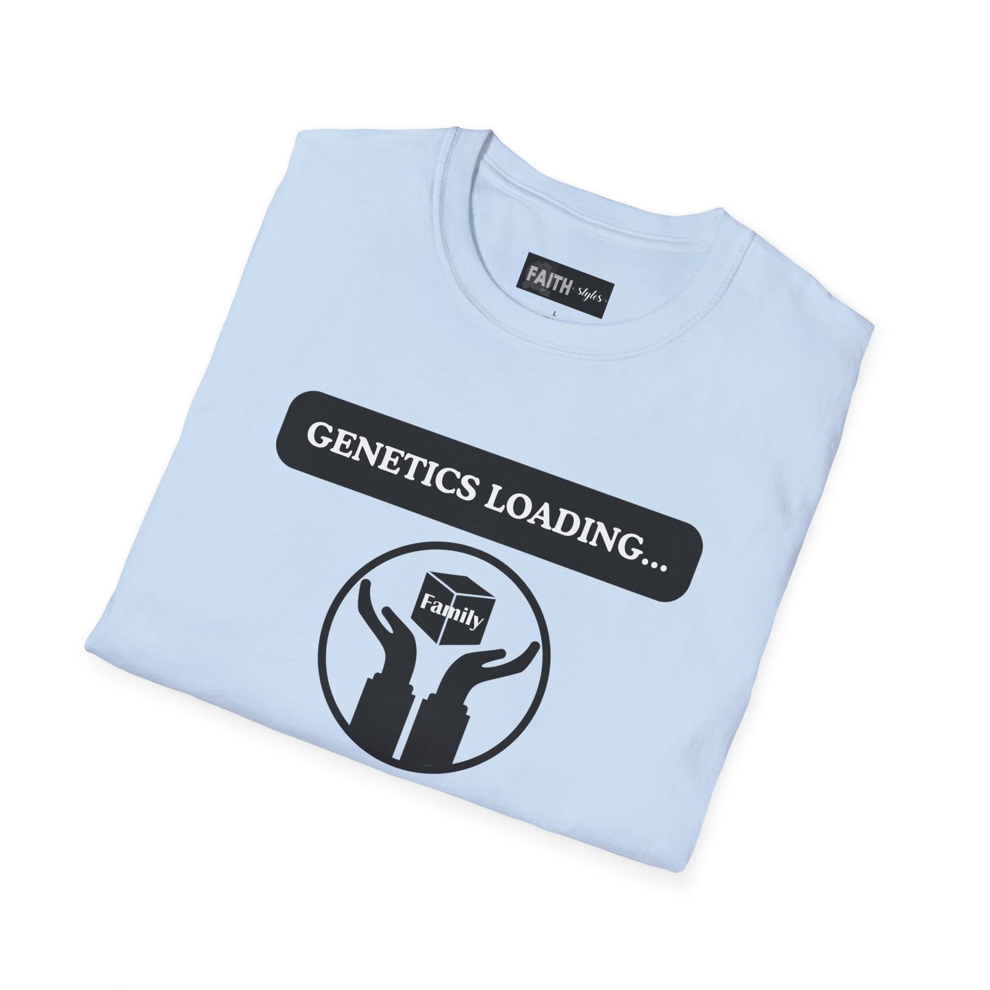 Genetics Loading T-Shirt, Funny Genetics Tee, Gift for Science Lovers, Unisex Humor Shirt, Casual Wear for Every Occasion