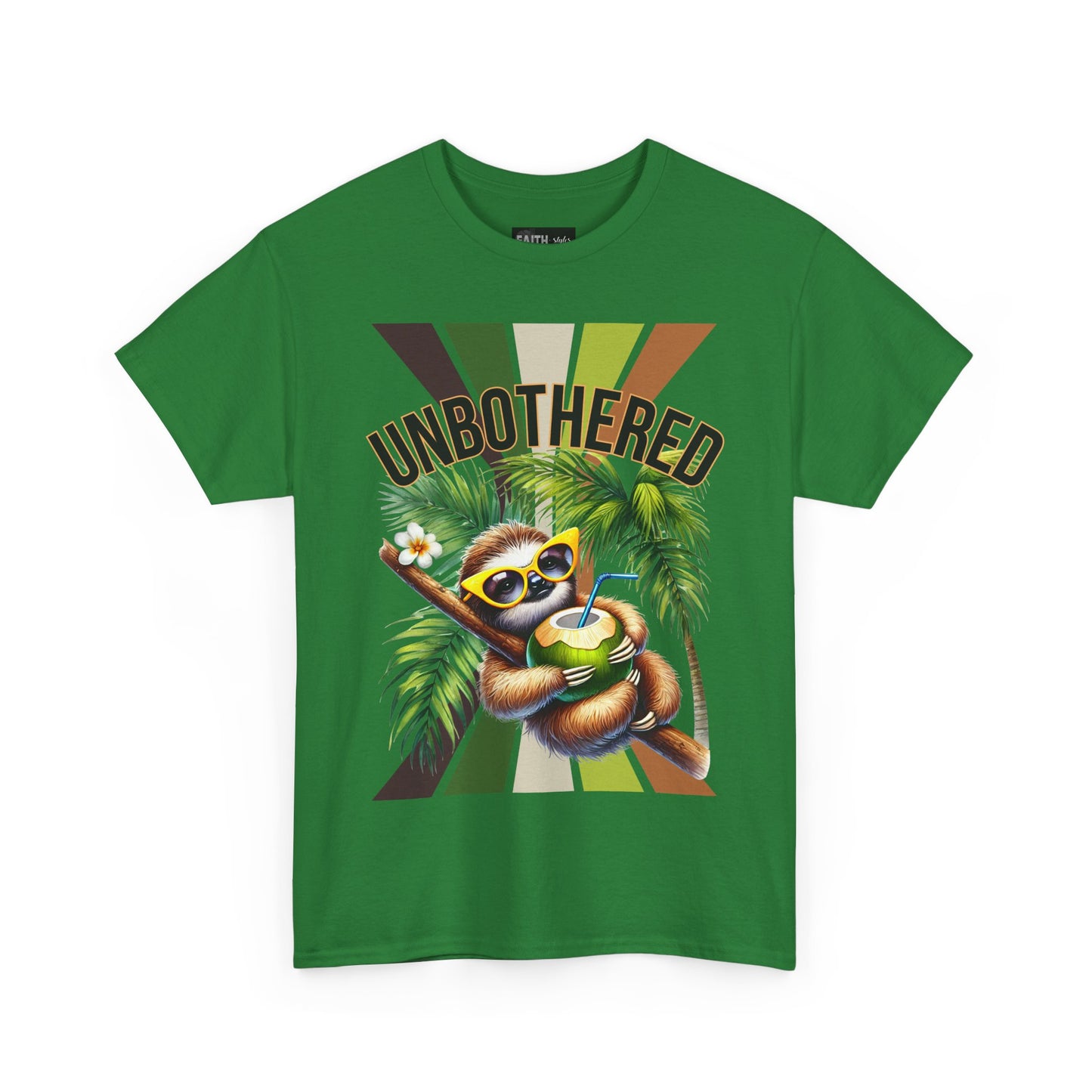 Chill Sloth Graphic Tee - Unbothered Cotton T-Shirt, Casual Wear, Perfect for Gifts, Nature Lovers, Relaxed Vibes