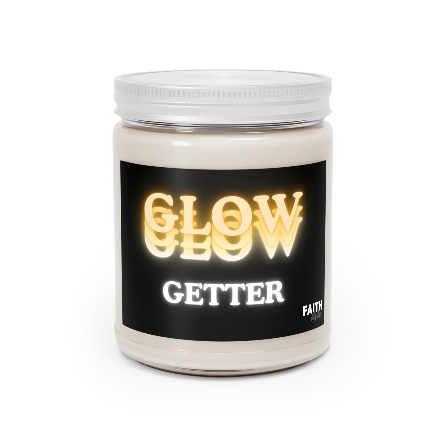 FaithStyles Glow Getter Scented Soy Candles | Aromatherapy Candle for Relaxation, Home Decor, Gift for Her, Self-Care, Relaxing Atmosphere