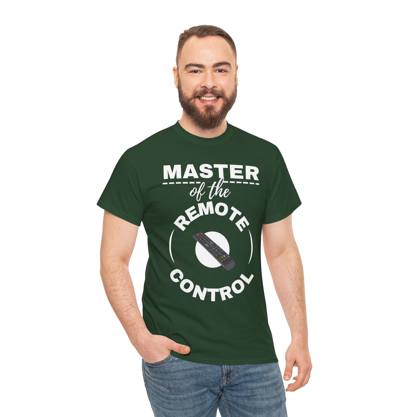 Funny Remote Control Tee - Master of the Remote Control, Gift for TV Lovers, Unisex Shirt for Movie Nights, Perfect for Father's Day