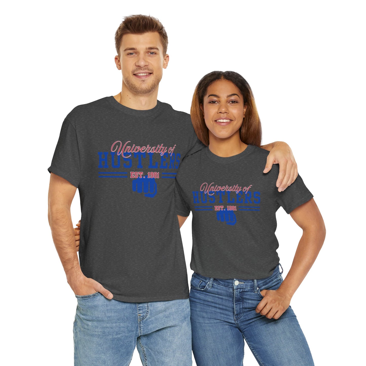 Unisex Hustlers Tee - Motivational Cotton Shirt for Entrepreneurs, Great Gift for Graduations, Birthdays, Casual Events, and Hustle Culture