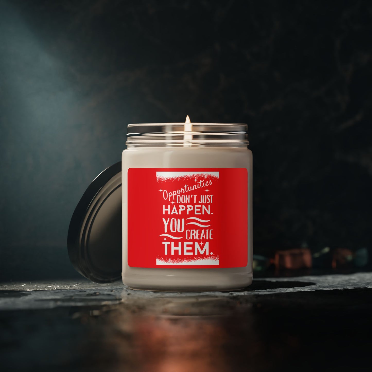 "OPPORTUNITIES" Scented Soy Candle, 9oz