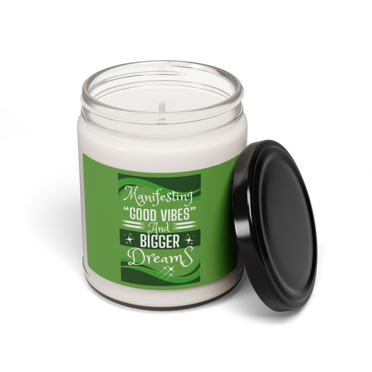 "MANIFESTING GOOD VIBES" Scented Soy Candle, 9oz