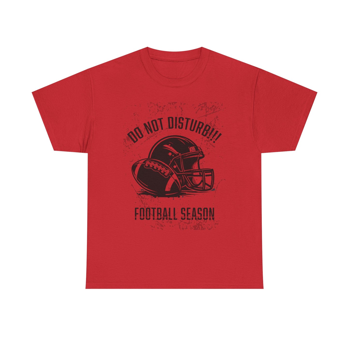 Football Season Do Not Disturb Tee, Male's Cotton Shirt, Sports Fan Gift, Game Day Apparel, Casual Wear, Football Lovers