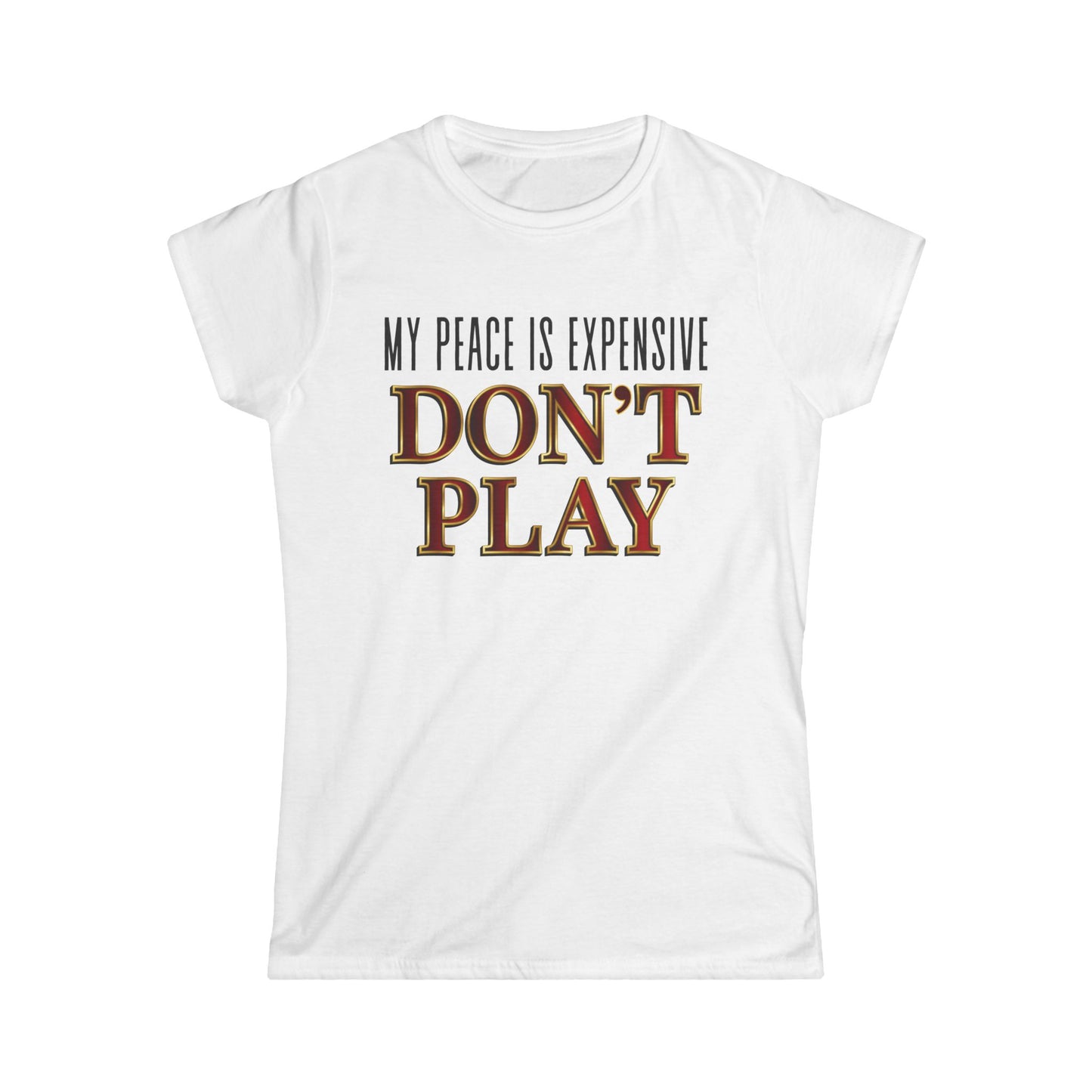 Women's Motivational T-Shirt, Fun Tee for Self-Care, Gift for Meditation Lovers, Casual Wear, Peaceful Vibes, Inspirational Apparel