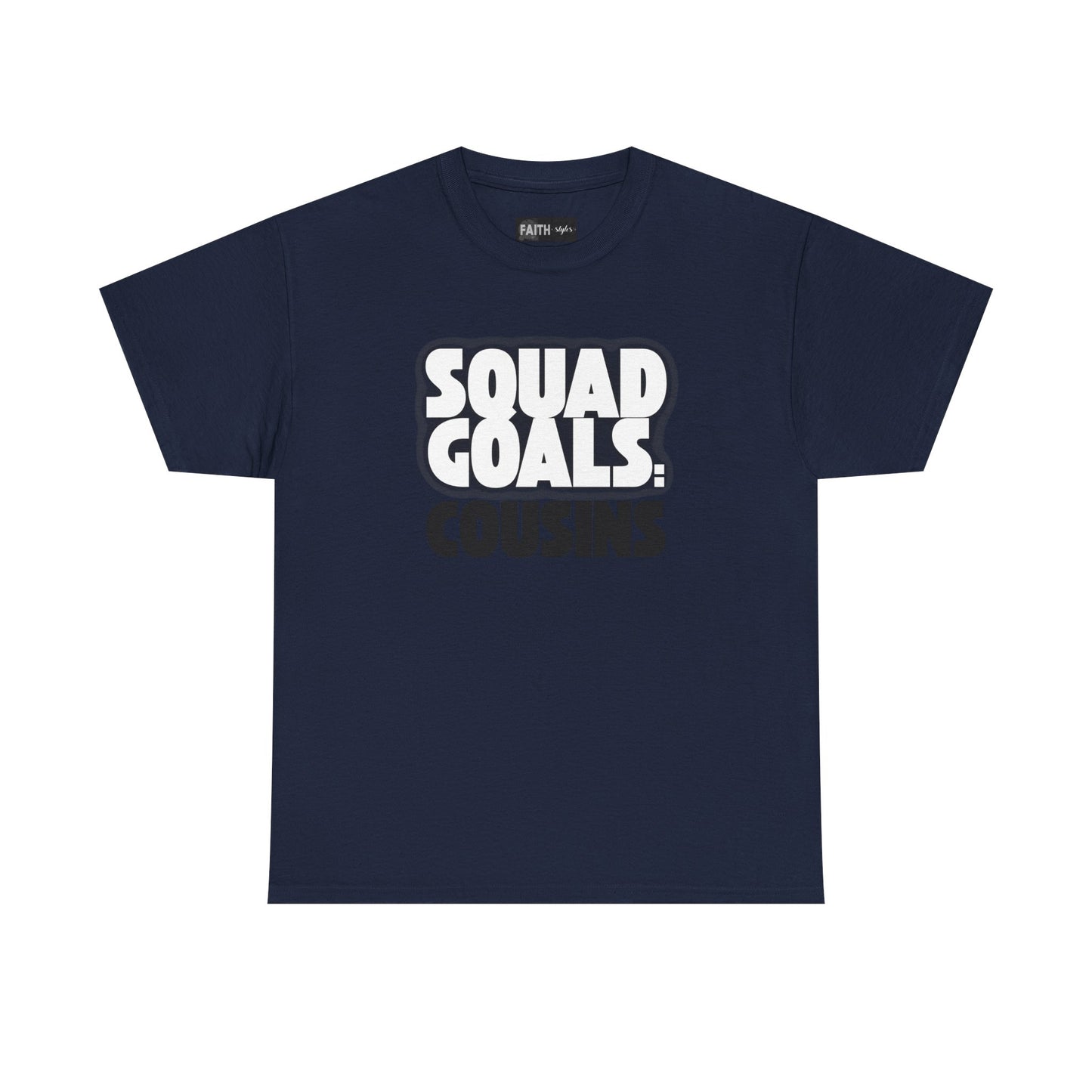 Cousins Squad Goals T-Shirt, Family Reunion Shirt, Unisex Graphic Tee, Cousin Gift, Summer BBQ Style, Matching Family Apparel