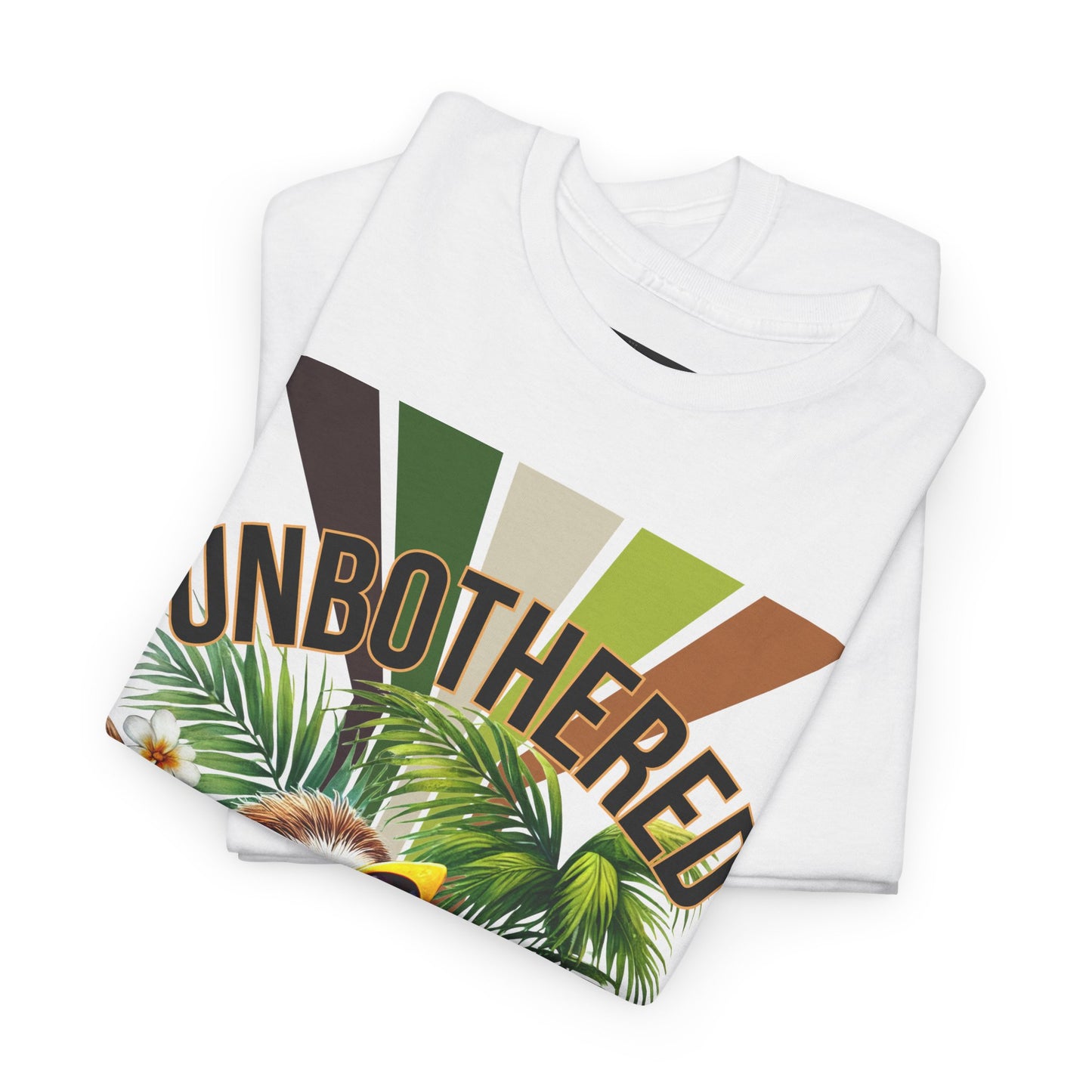 Chill Sloth Graphic Tee - Unbothered Cotton T-Shirt, Casual Wear, Perfect for Gifts, Nature Lovers, Relaxed Vibes
