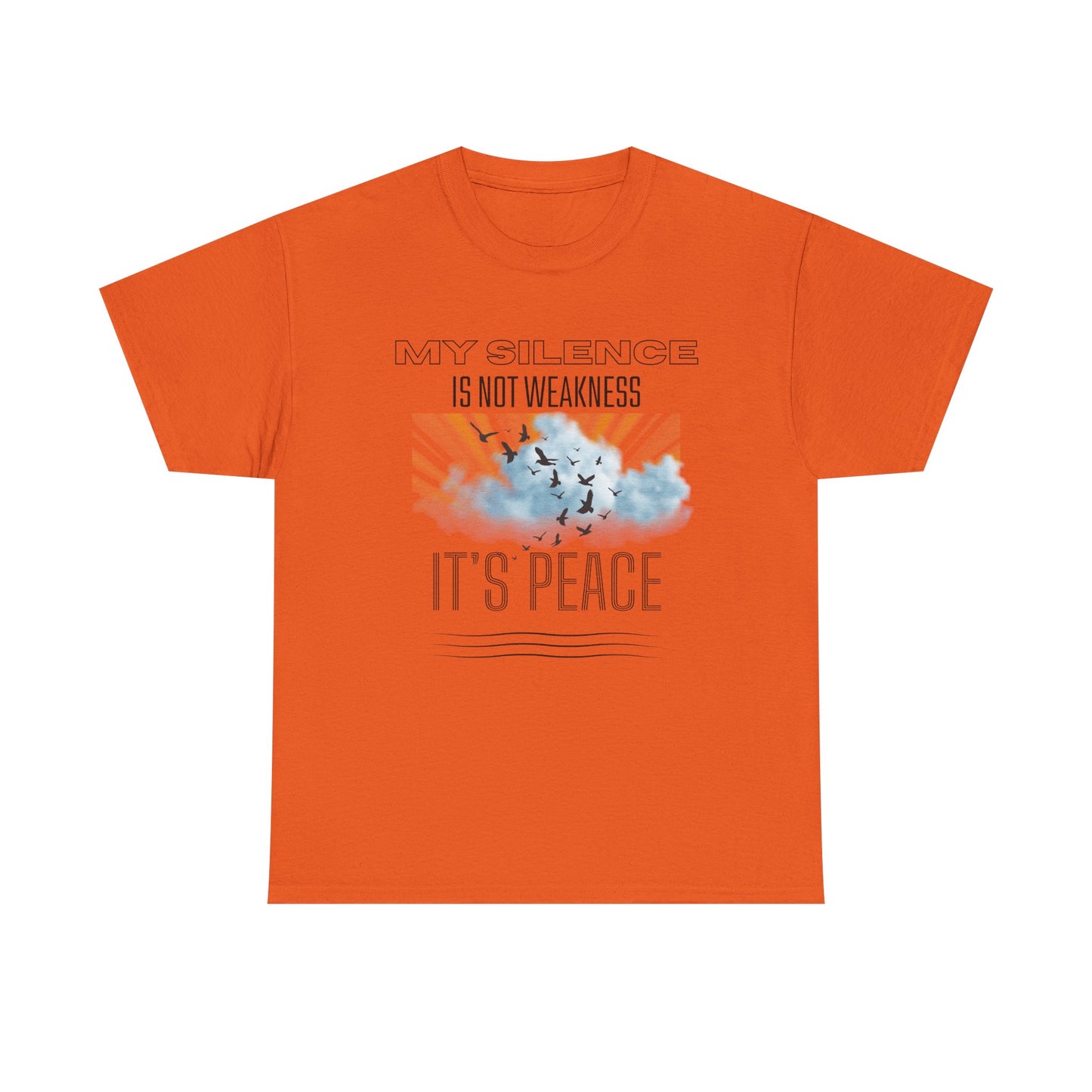 Inspirational Male Graphic Tee, Motivational Shirt, Casual Wear, Gifts for Friends, Peaceful Message, Everyday Comfort