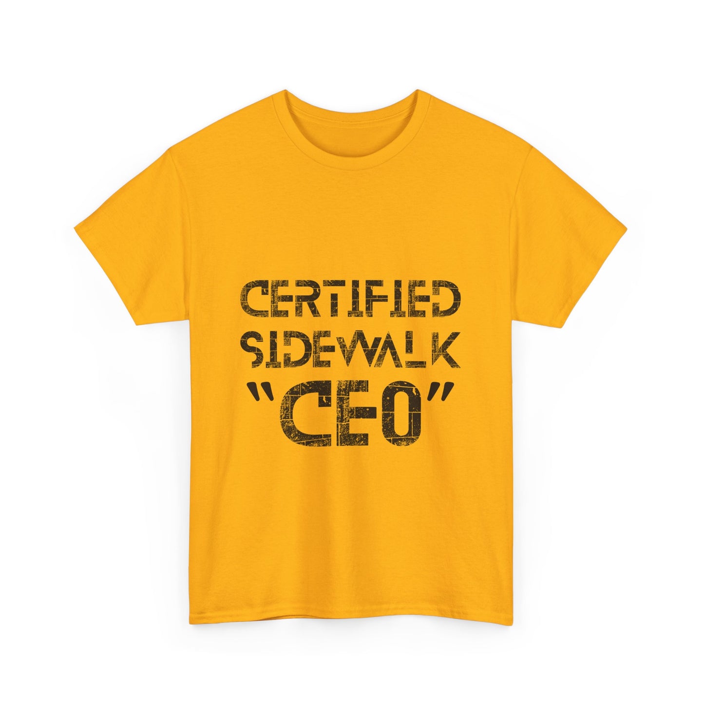 Certified Sidewalk CEO Tee - Fun Unisex T-Shirt, Birthday Gift, Casual Wear, Urban Style, Streetwear Fashion