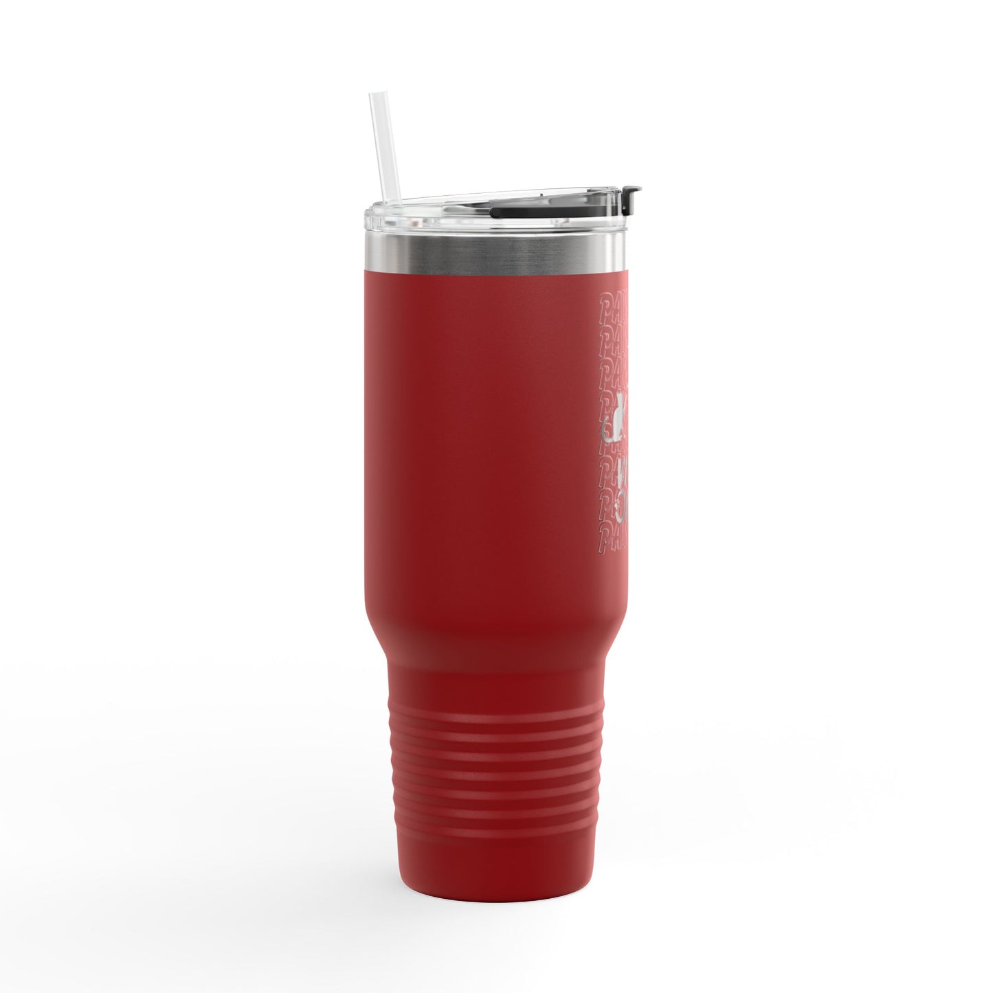 Insulated Travel Mug, 40oz-PAWSITIVE VIBES ONLY