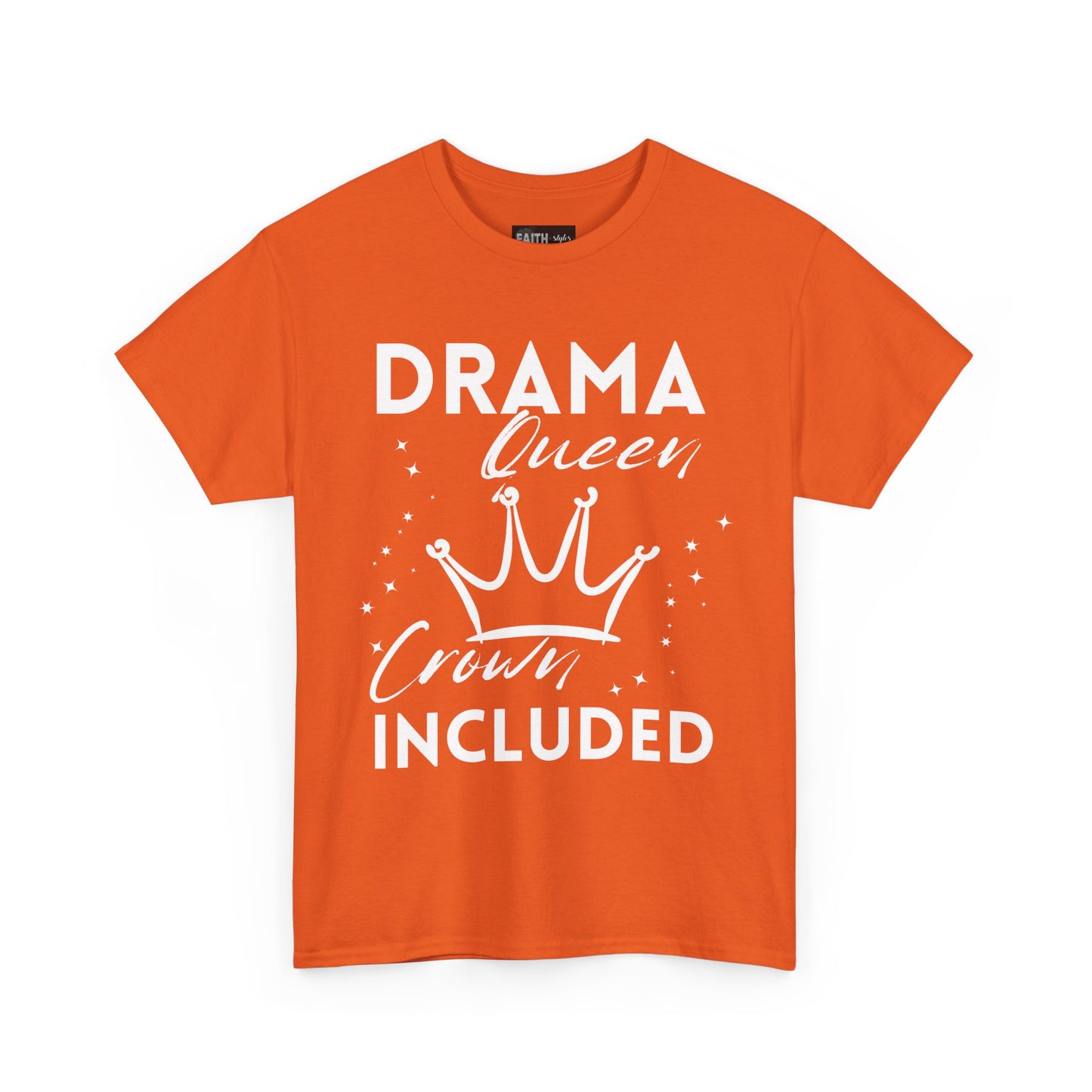Drama Queen Cotton Tee - Empowering T-Shirt, Gift for Her, Casual Wear, Birthday Celebration, Statement Top