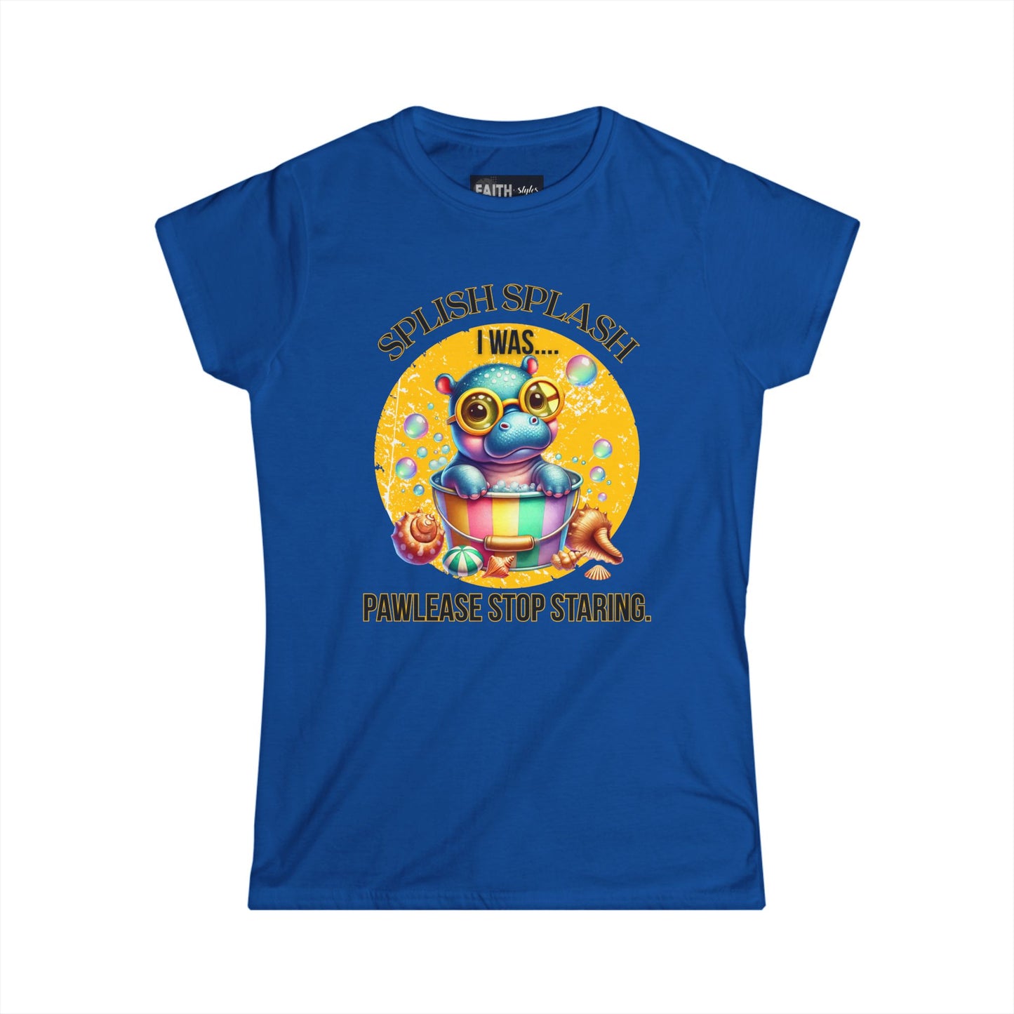 Playful Frog Tee - "SPLISH SPLASH I WAS... PAWLEASE STOP STARING" - Fun Graphic Shirt, Gift for Frog Lovers, Cute Casual Wear