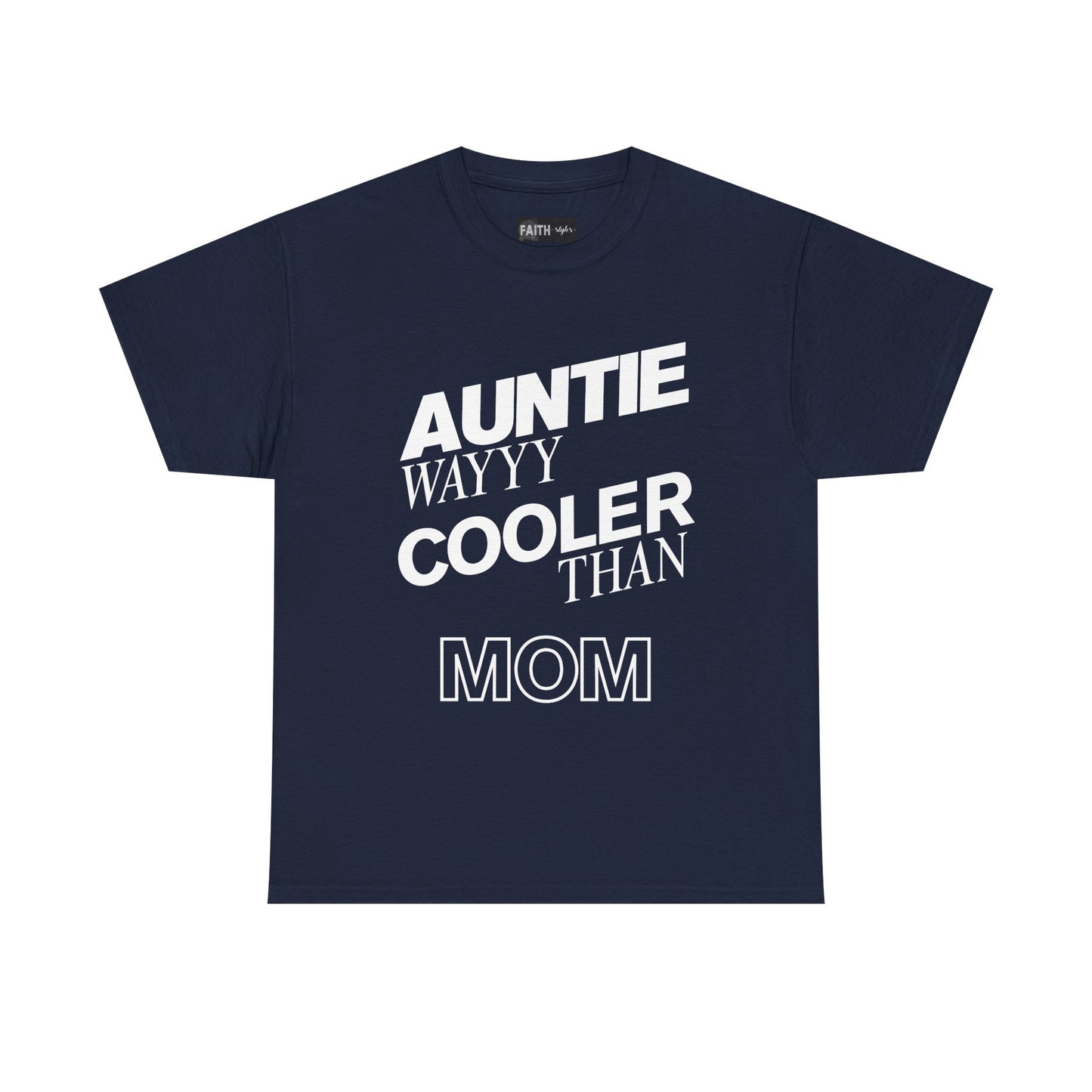 Cool Aunt Unisex Tee - Perfect Gift for Auntie, Family Gatherings, Fun Casual Wear, Birthday Celebration, Mother's Day