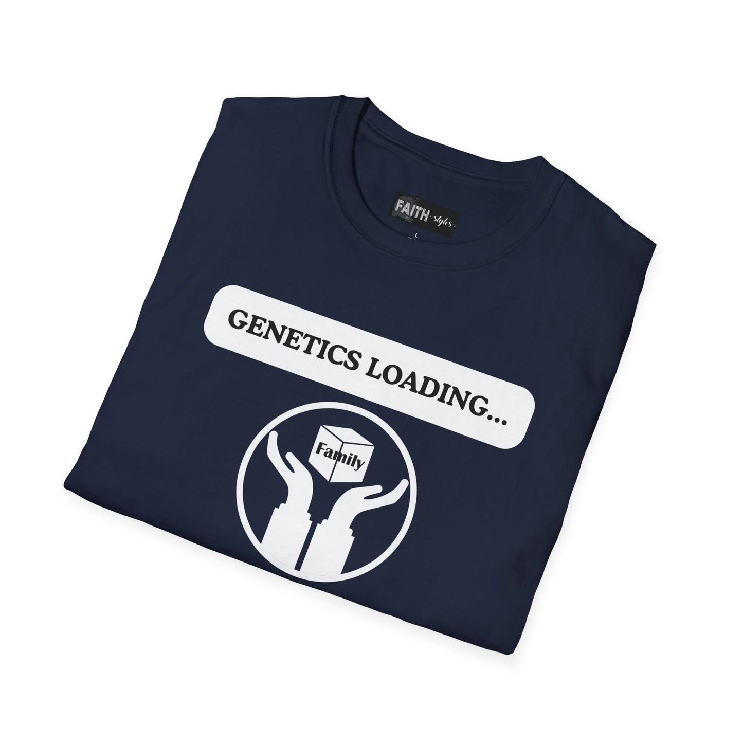 Genetics Loading T-Shirt, Funny Genetics Tee, Gift for Science Lovers, Unisex Humor Shirt, Casual Wear for Every Occasion