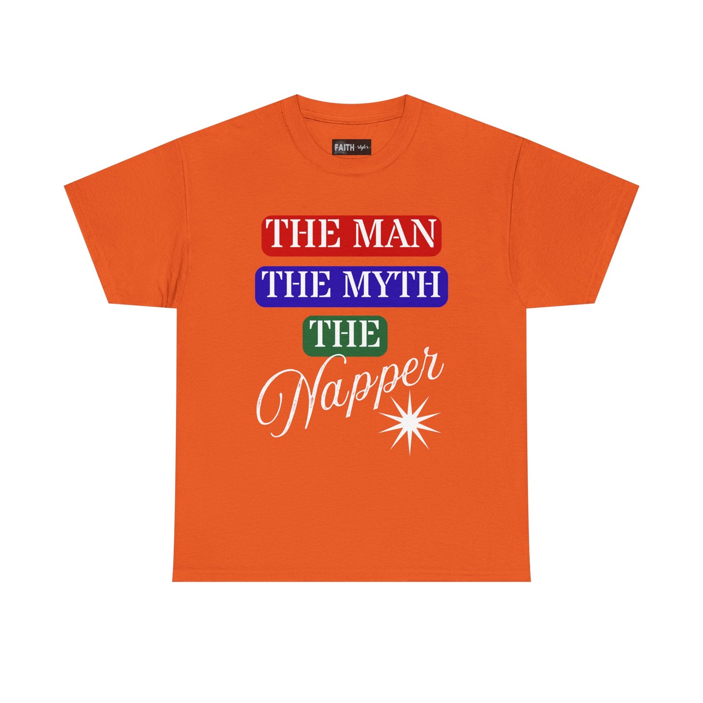 The Man, The Myth, The Napper Tee - Funny Unisex Cotton T-Shirt, Gift for Nap Lovers, Humor Apparel, Relaxation Shirt, Fun Sleepwear