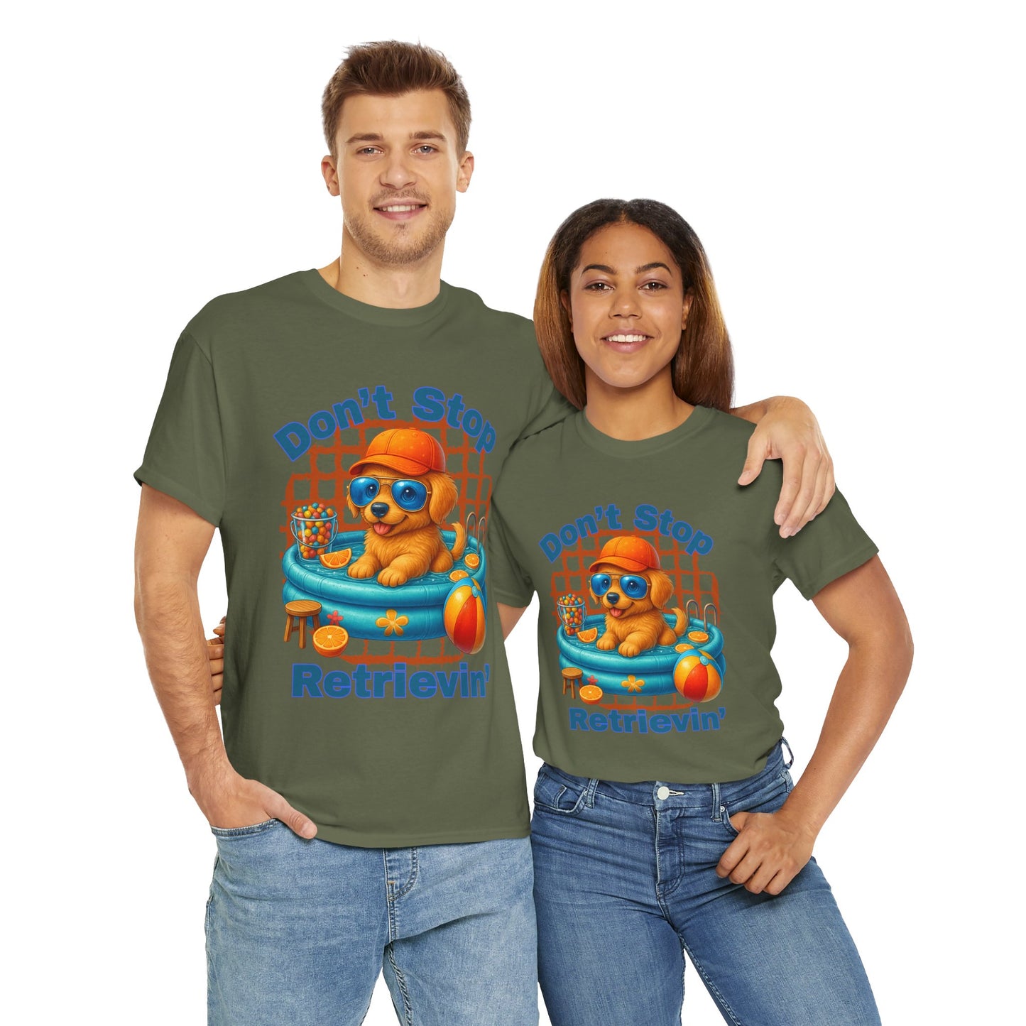 Playful Dog Lover Tee, Cute Pet T-Shirt, Summer Vibe Cotton Shirt, Gift for Dog Owners, Fun Casual Wear