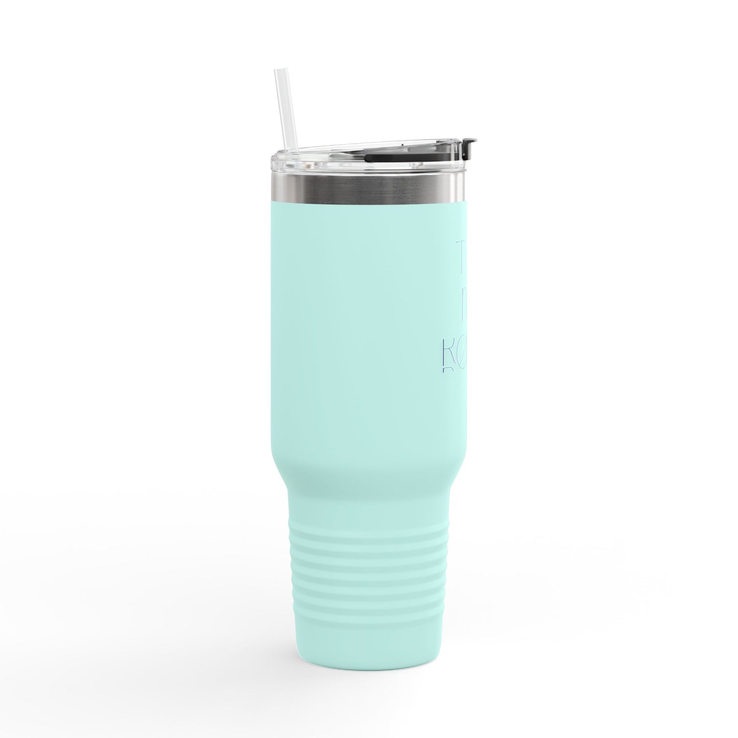 FaithStyles “Trap. Nap. Repeat.” Insulated Travel Tumbler – Stainless Steel Mug with Straw