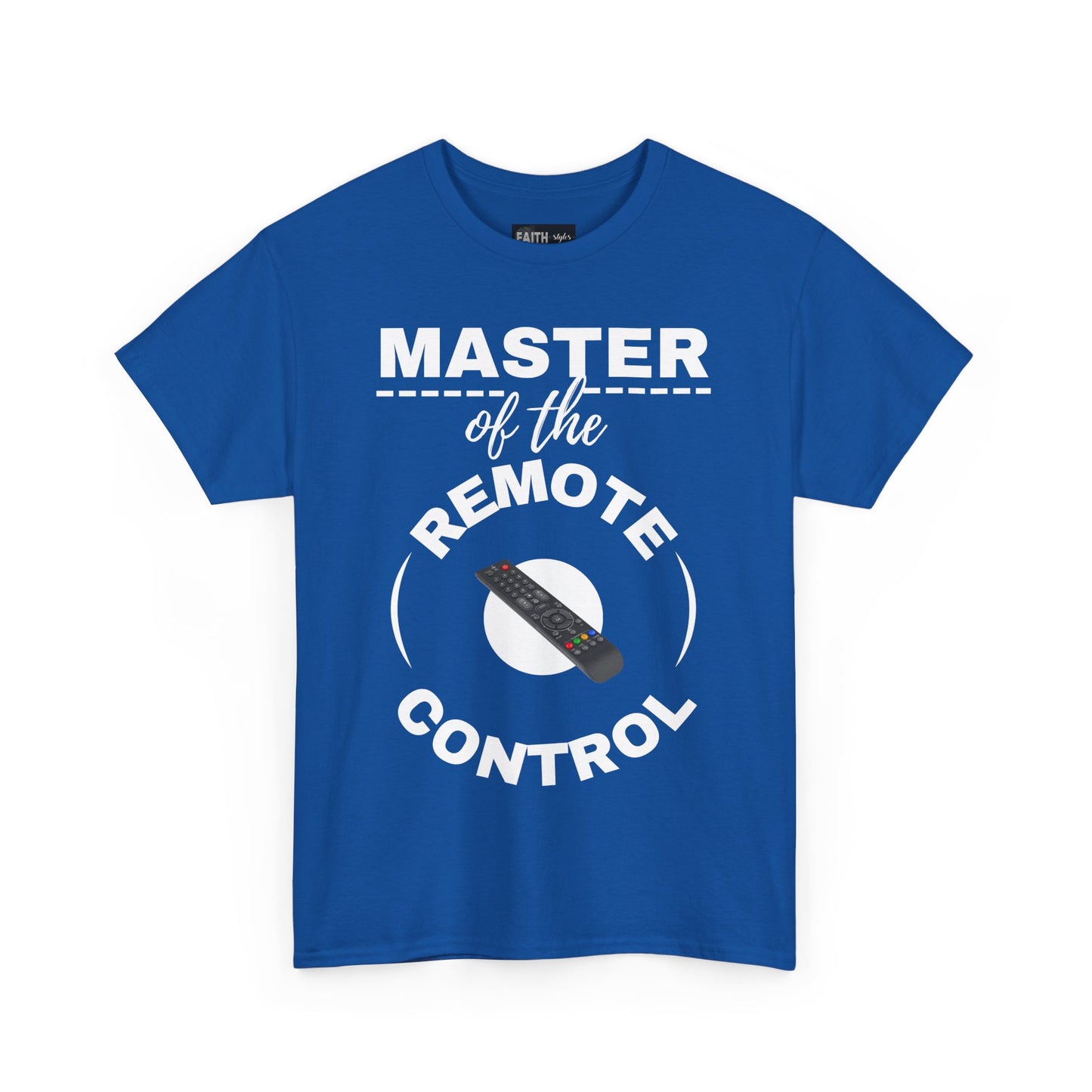 Funny Remote Control Tee - Master of the Remote Control, Gift for TV Lovers, Unisex Shirt for Movie Nights, Perfect for Father's Day