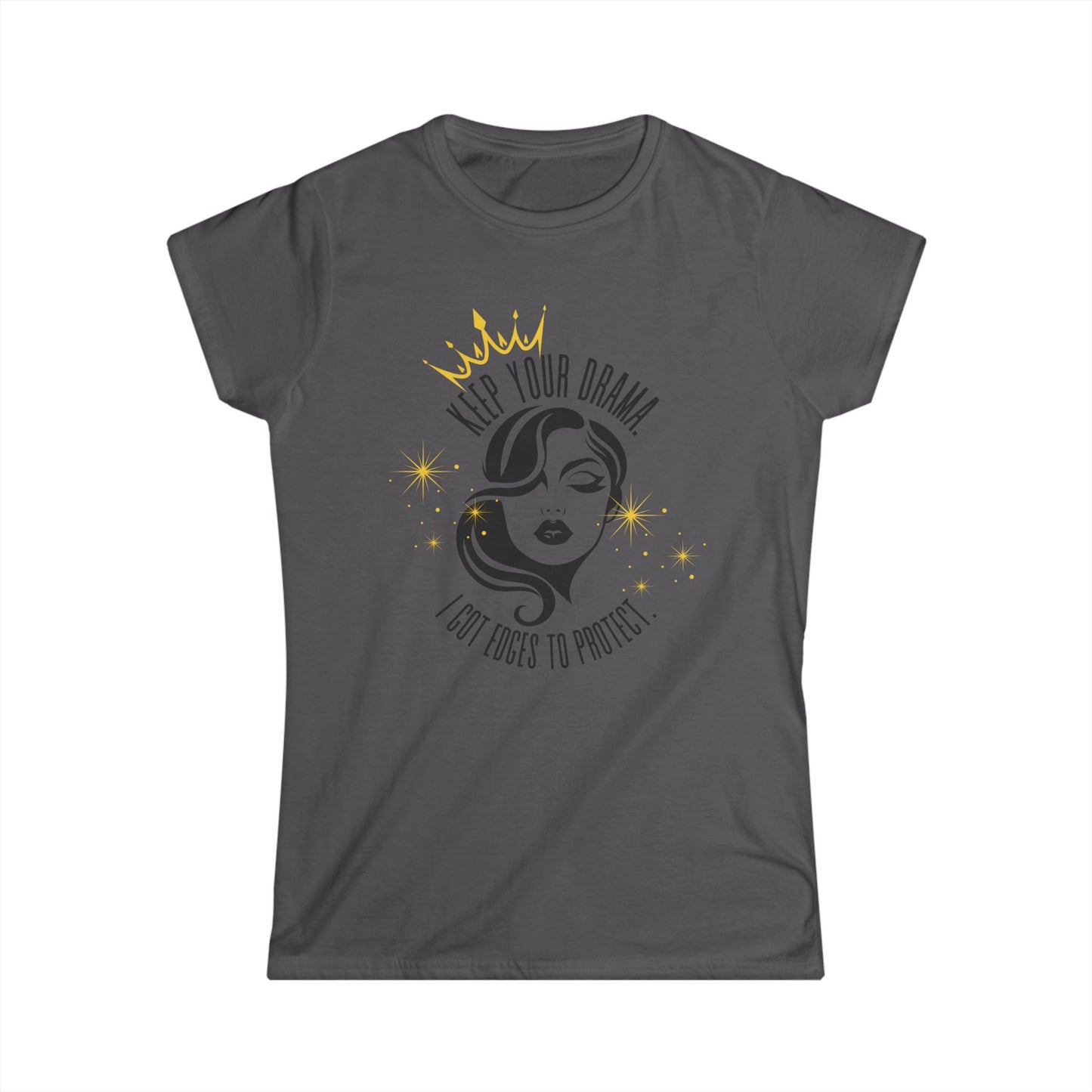Women’s Graphic Tee - Keep Your Drama, Perfect for Casual Wear, Gifting, Birthdays, or Girls’ Night Out