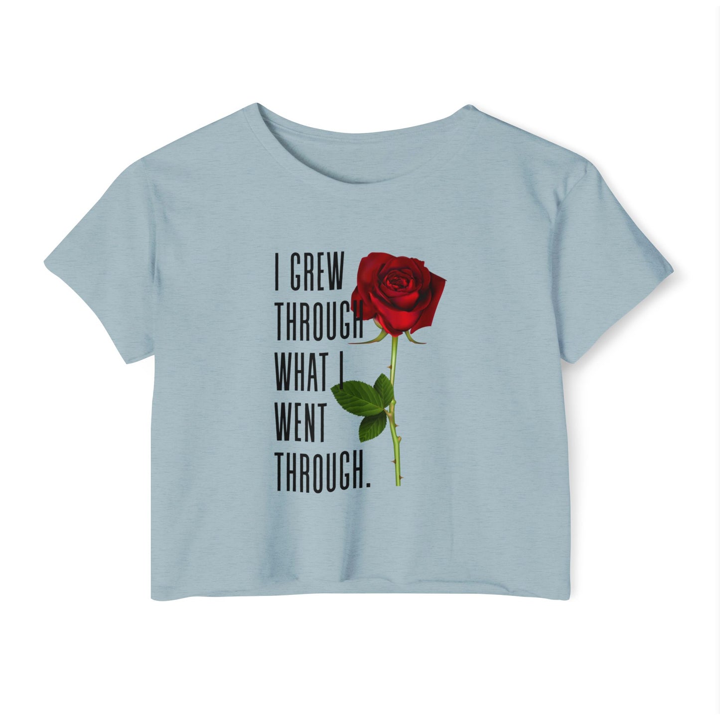 Empowering Women's Festival Crop Top, Inspirational Shirt, Gift for Her, Summer Fashion, Bohemian Style, Affirmation Tee