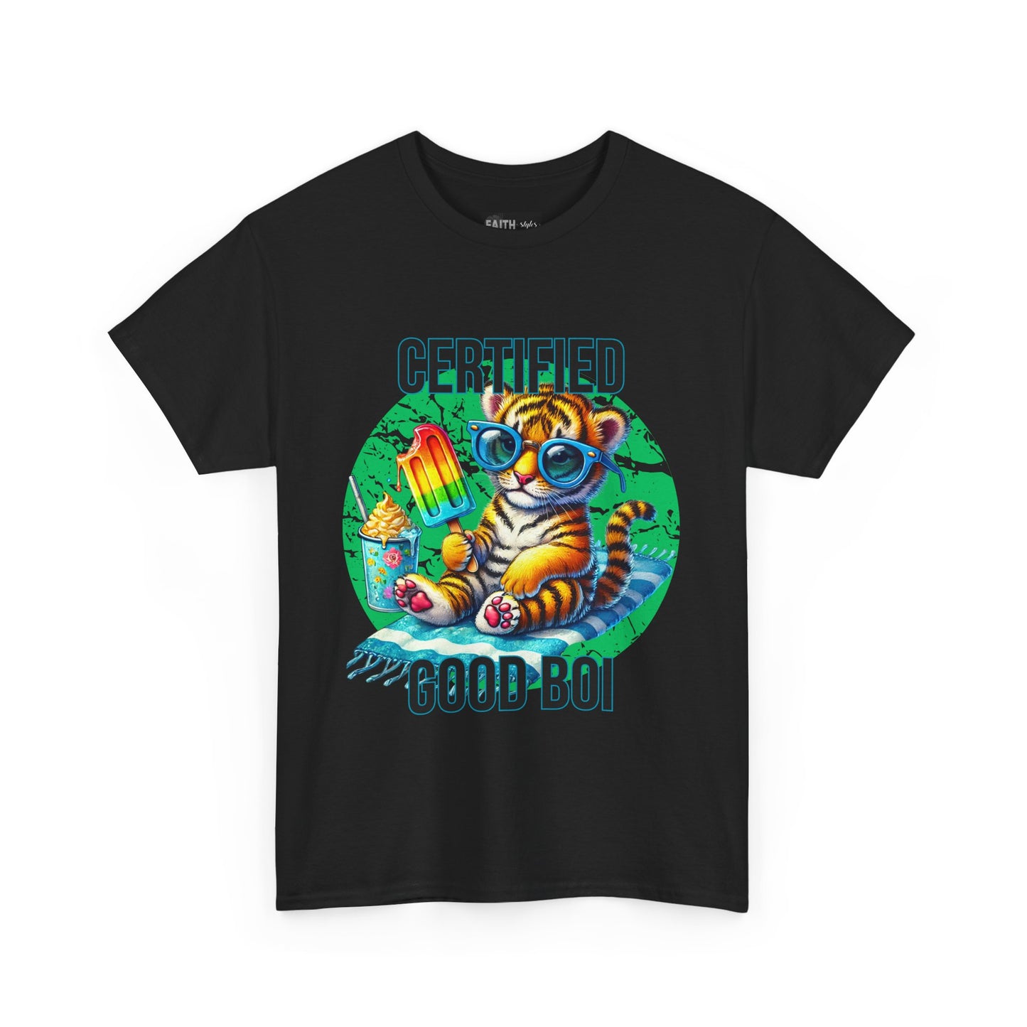 Certified Good Boi Unisex Heavy Cotton Tee, Animal Lover Tee, Cute Pet Shirt, Fun Graphic T-Shirt, Gift for Pet Owners, Casual Wear
