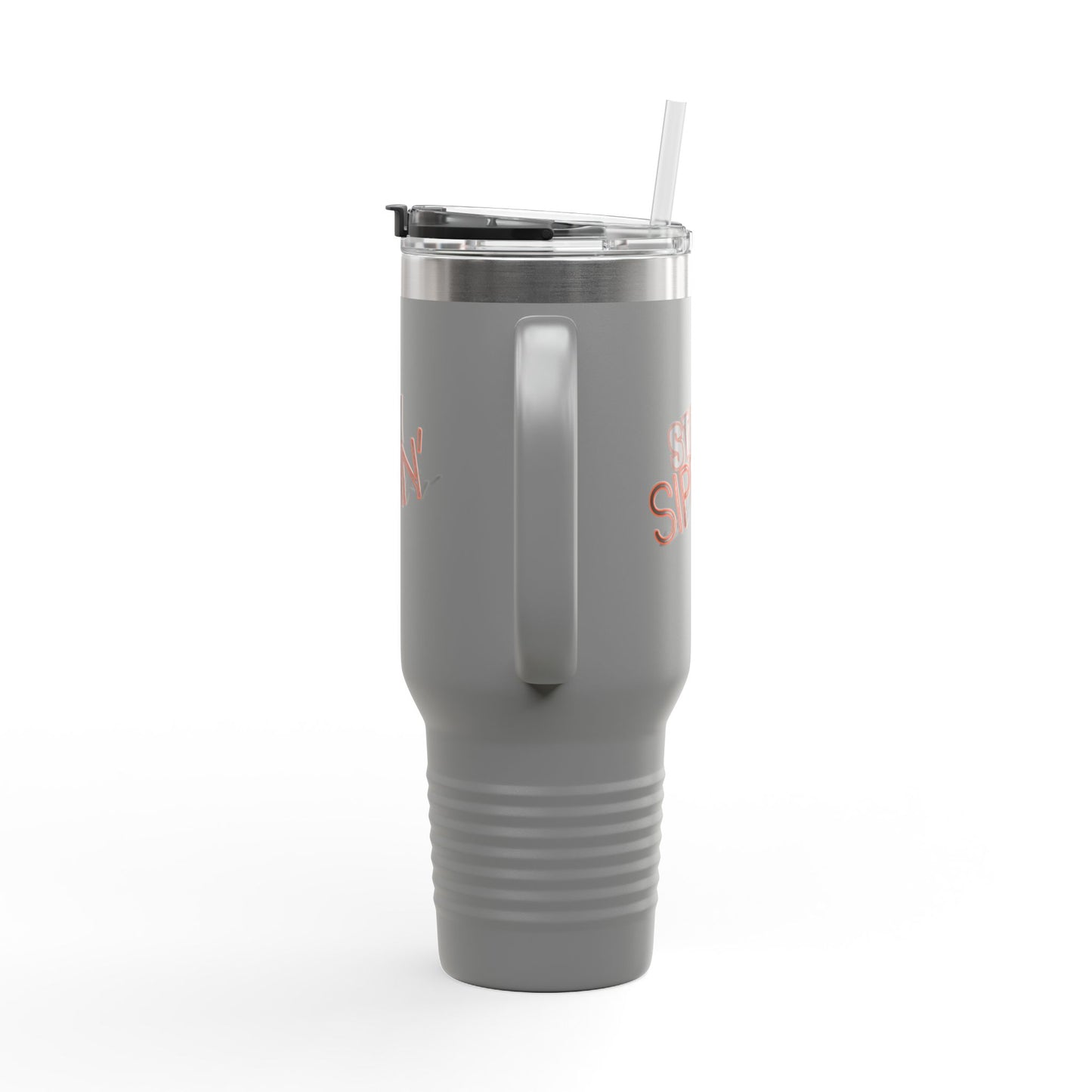 Insulated Travel Mug for On-the-Go, Stay Sippin' Coffee Cup, 40oz Beverage Tumbler, Perfect for Road Trips, Gifts for Her, Summer Travel