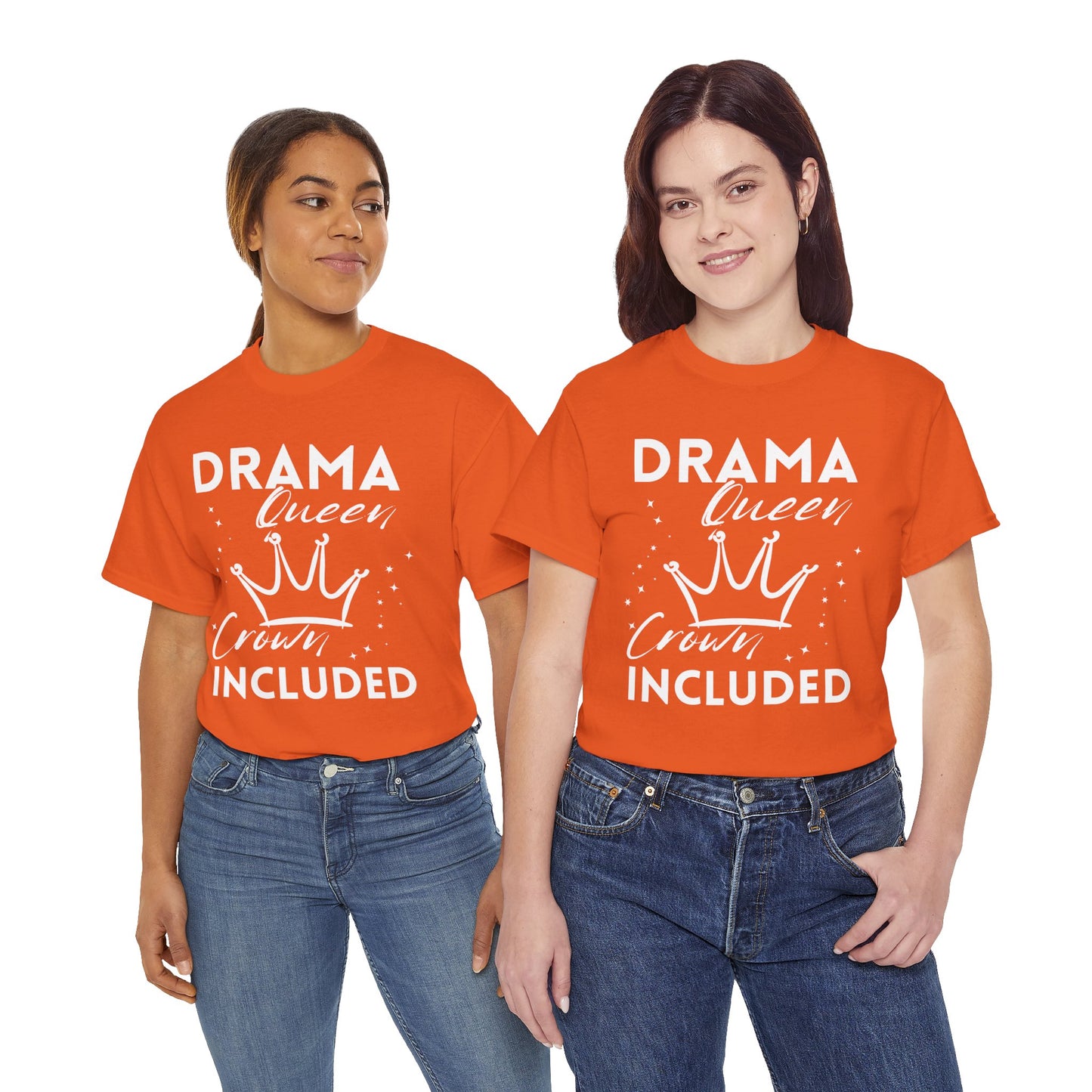 Drama Queen Cotton Tee - Empowering T-Shirt, Gift for Her, Casual Wear, Birthday Celebration, Statement Top