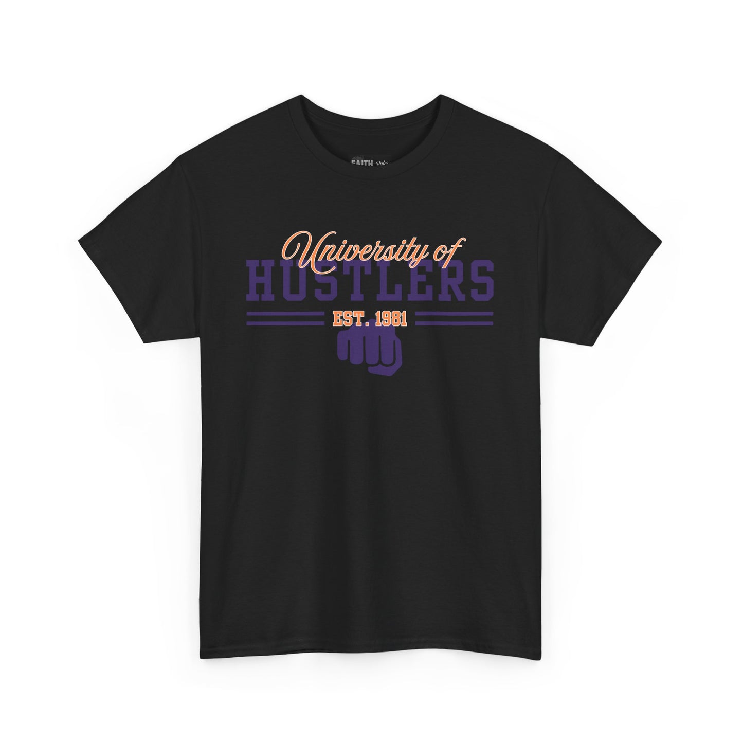 Hustlers Unisex Heavy Cotton Tee, Motivational T-Shirt for Entrepreneurs, Gift for Graduates, Streetwear, Casual Wear, Everyday Style