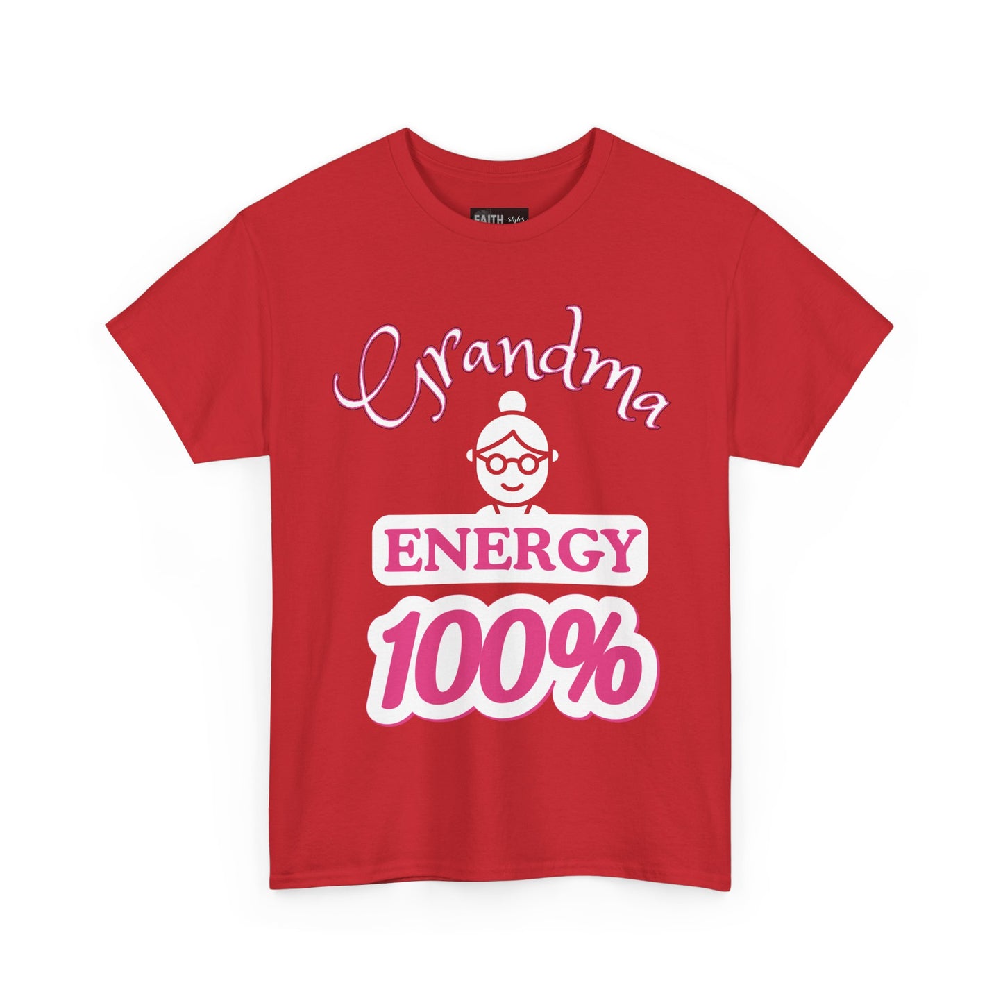 Fun Grandma Energy T-Shirt, Gift for Grandmothers, Casual Tee, Family Reunion Wear, Cute Gift for Mother's Day, Humor Shirt