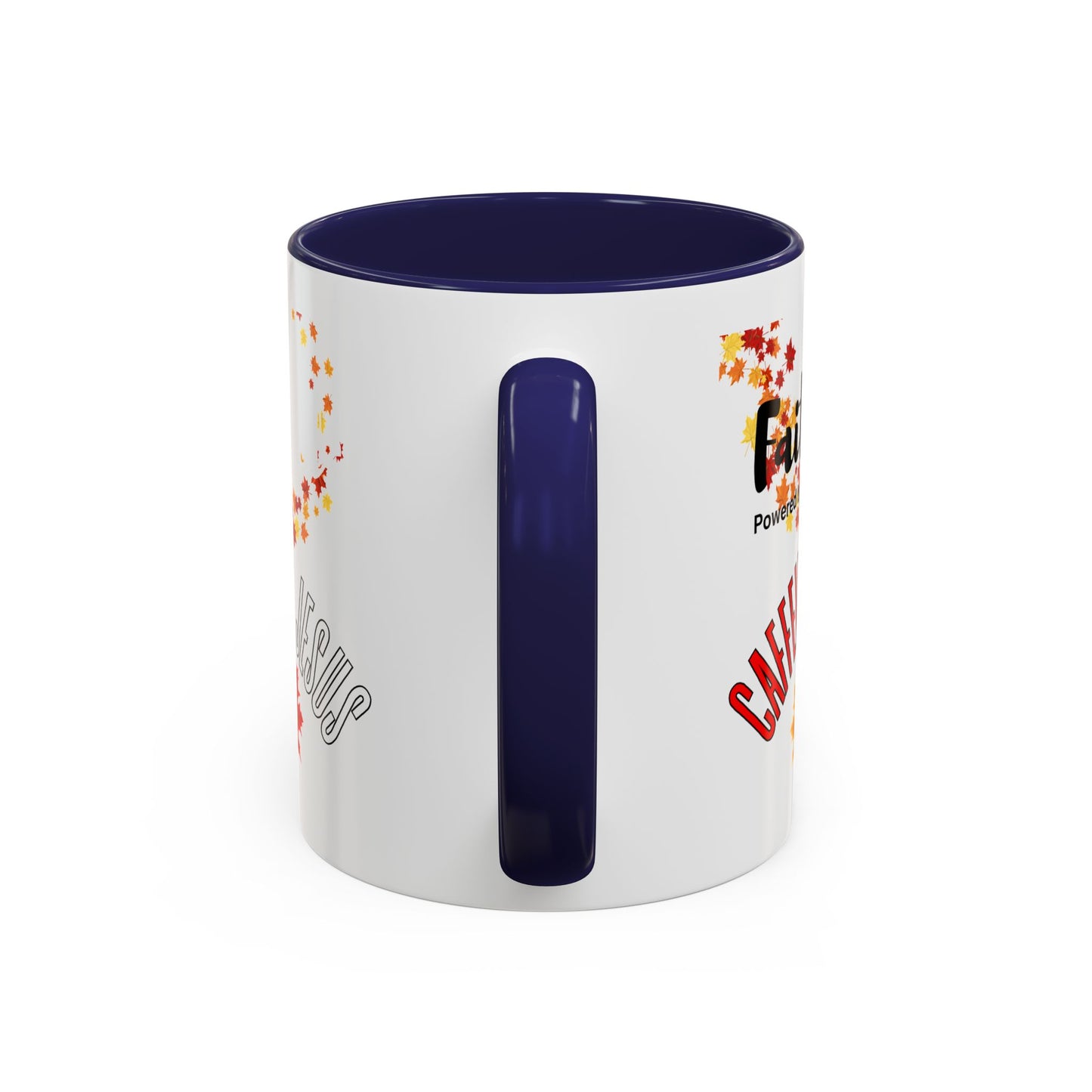 Faith & Caffeine Fall Coffee Mug | Perfect for Autumn Lovers, Thanksgiving Gift, Religious Coffee Cup, Inspirational Drinkware, Cozy Vibes