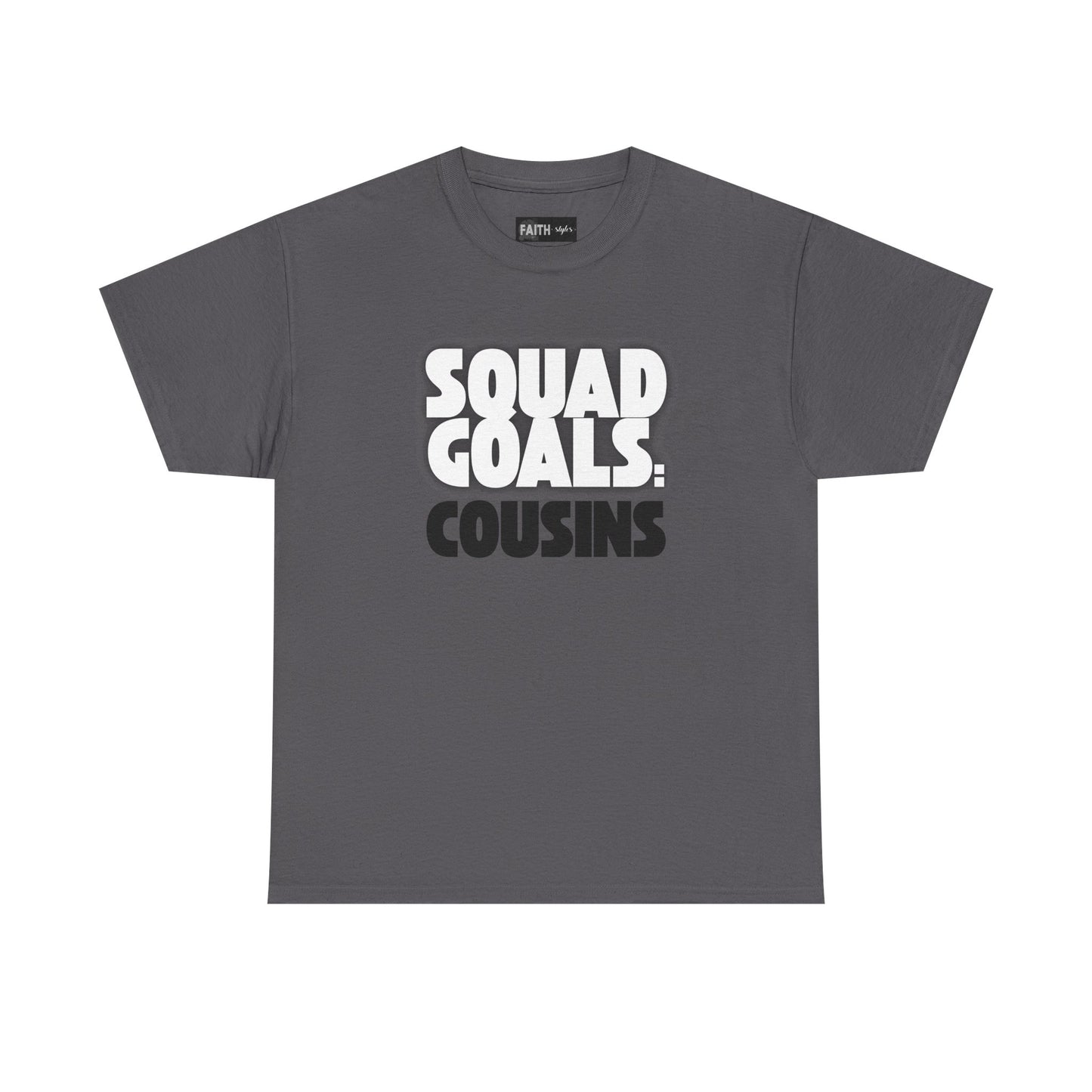 Cousins Squad Goals T-Shirt, Family Reunion Shirt, Unisex Graphic Tee, Cousin Gift, Summer BBQ Style, Matching Family Apparel