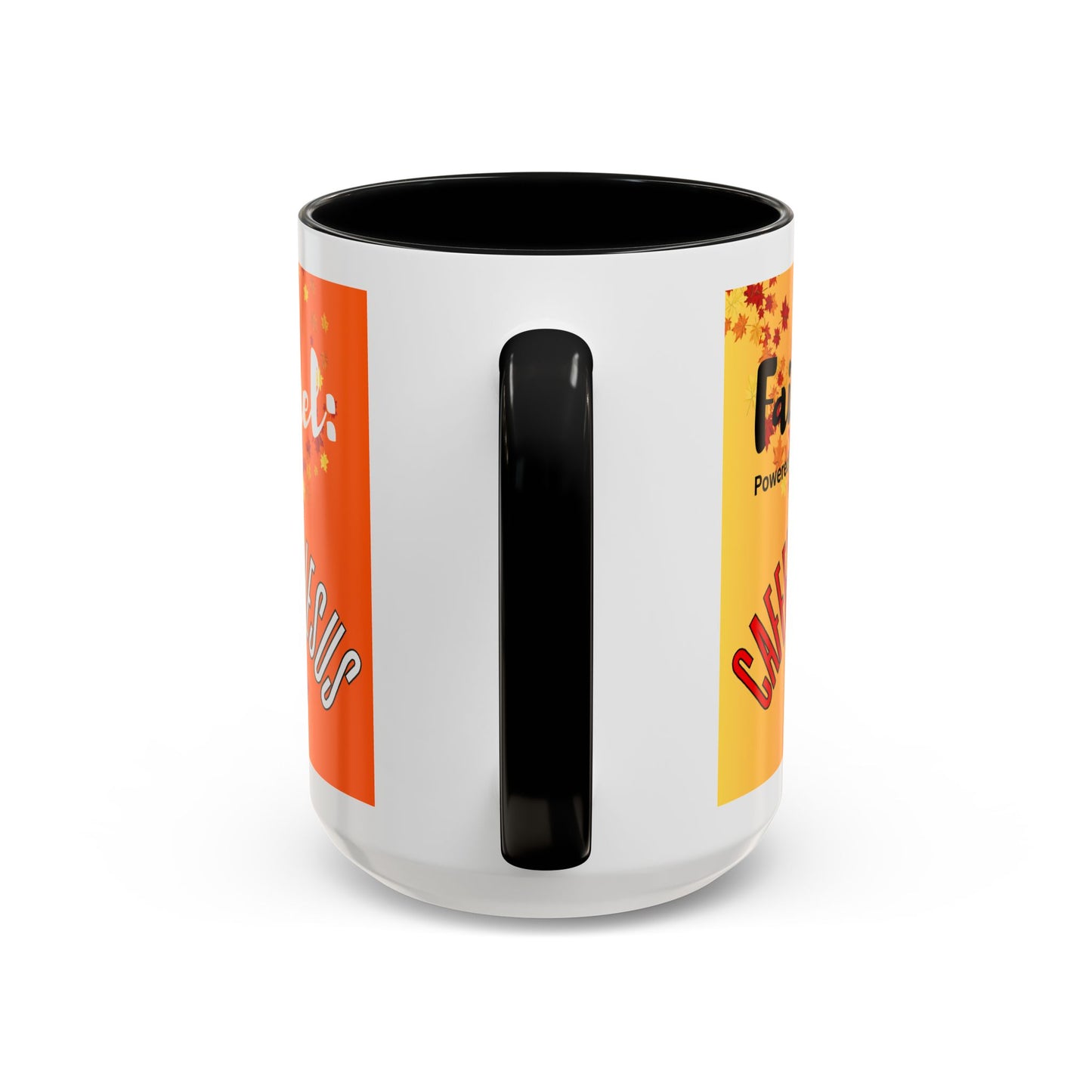 FaithFuel Caffeine & Jesus Mug - Fall Coffee Cup, Inspirational Gift, Autumn Decor, Home Office Supplies, Religious Mug