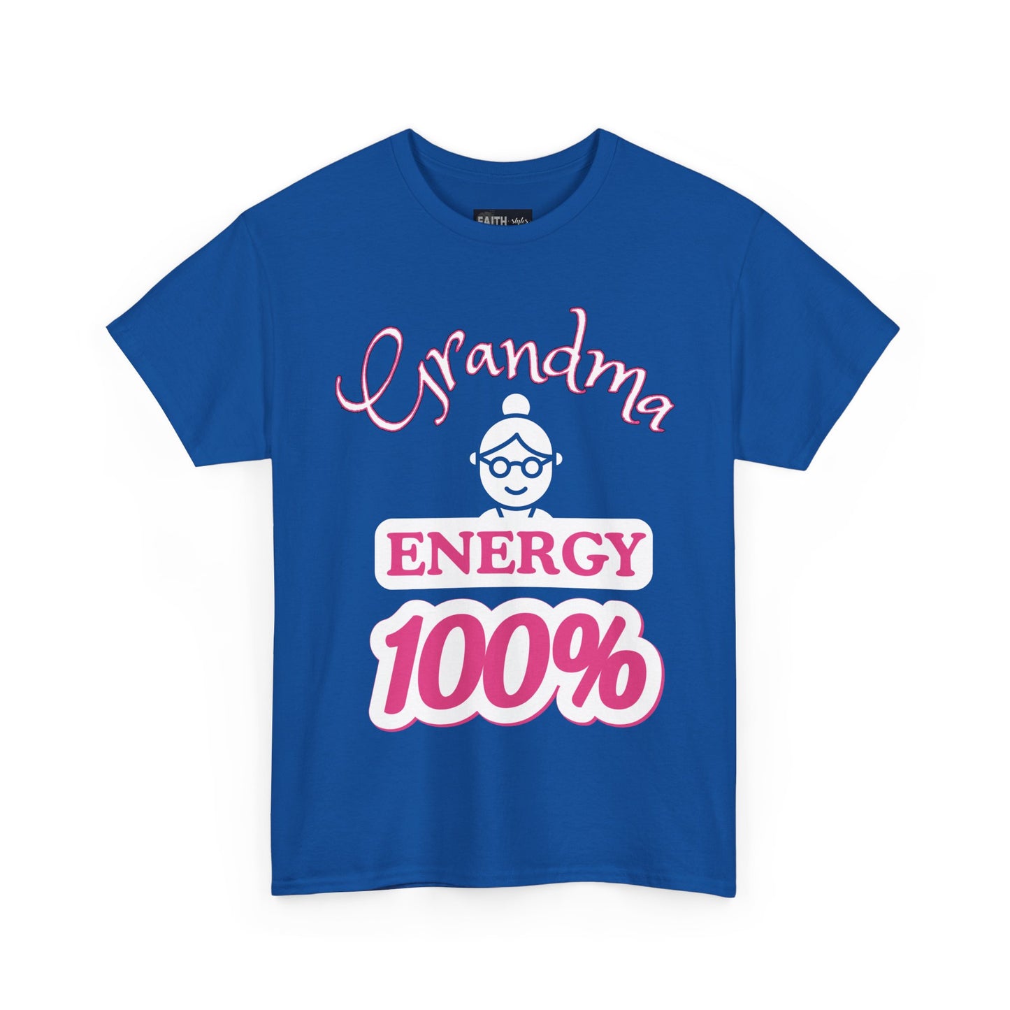 Fun Grandma Energy T-Shirt, Gift for Grandmothers, Casual Tee, Family Reunion Wear, Cute Gift for Mother's Day, Humor Shirt