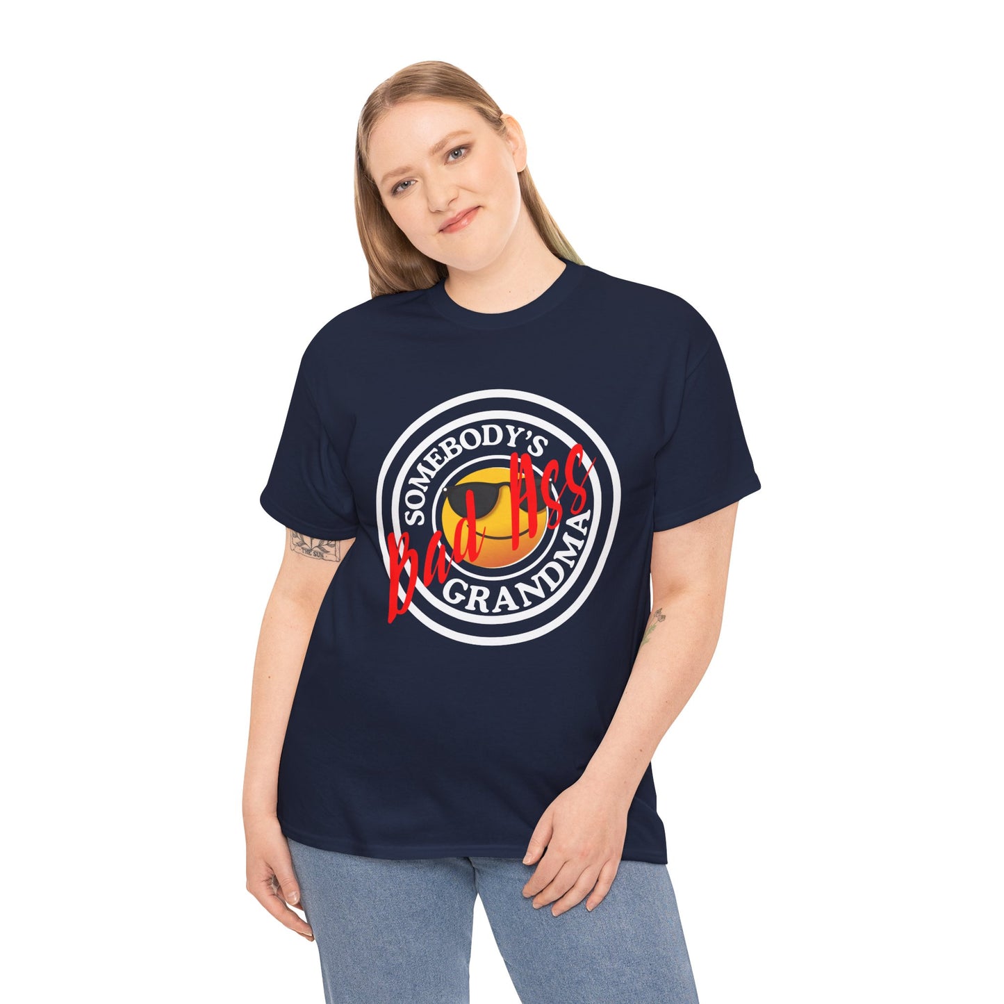 Somebody's Badass Grandma Tee, Funny T-Shirt, Gift for Grandmothers, Casual Wear, Family Gatherings, Birthday Present