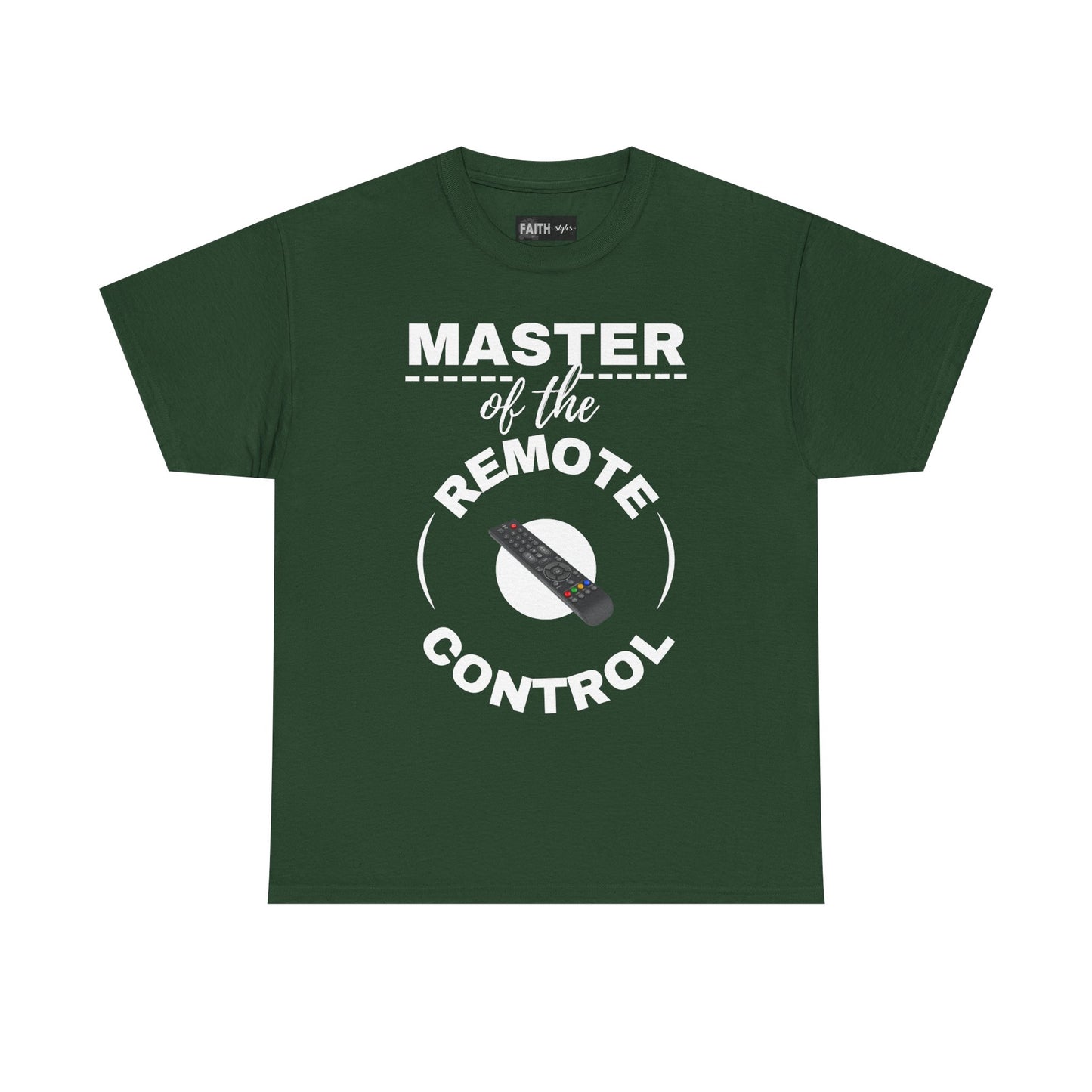Funny Remote Control Tee - Master of the Remote Control, Gift for TV Lovers, Unisex Shirt for Movie Nights, Perfect for Father's Day