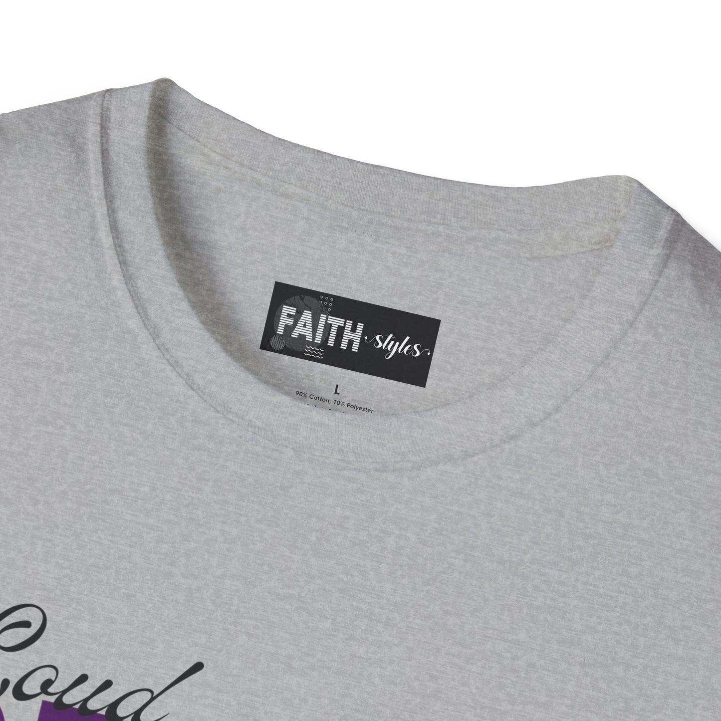 Proud Family Unisex T-Shirt, Lightweight Tee, Family Reunion Gift, Holiday Apparel, Personalized T-Shirt, Soft Cotton Top