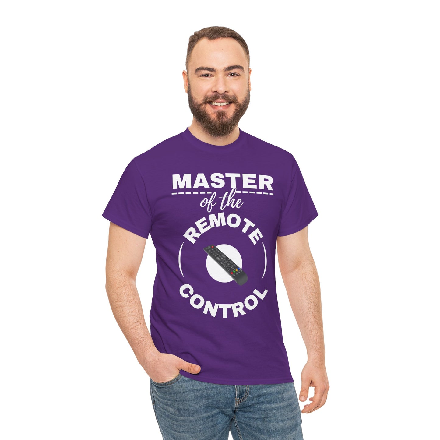 Funny Remote Control Tee - Master of the Remote Control, Gift for TV Lovers, Unisex Shirt for Movie Nights, Perfect for Father's Day