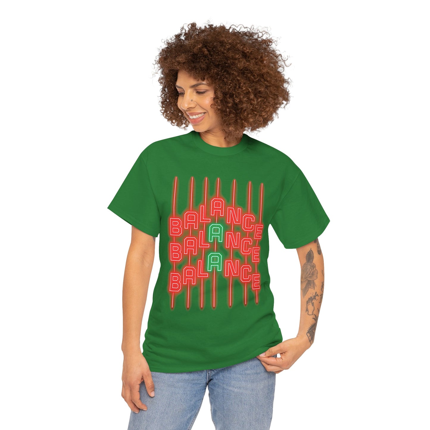 Vibrant Wellness Tee - Embrace Balance, Unisex Cotton Shirt for Mindfulness & Self-Care